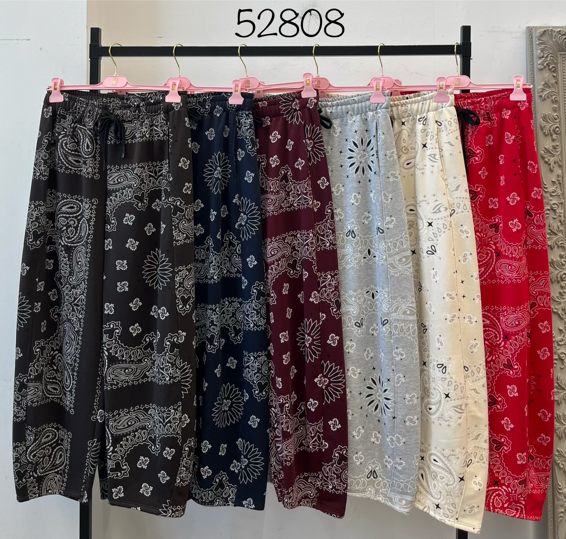 Weite Paisley-Hose