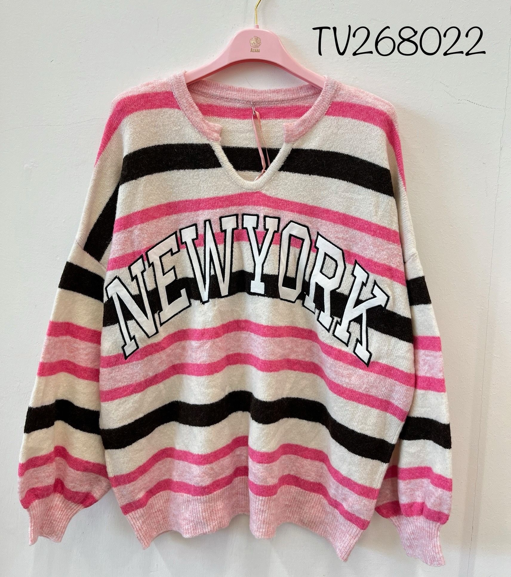 Oversize Pullover mit Schriftzug