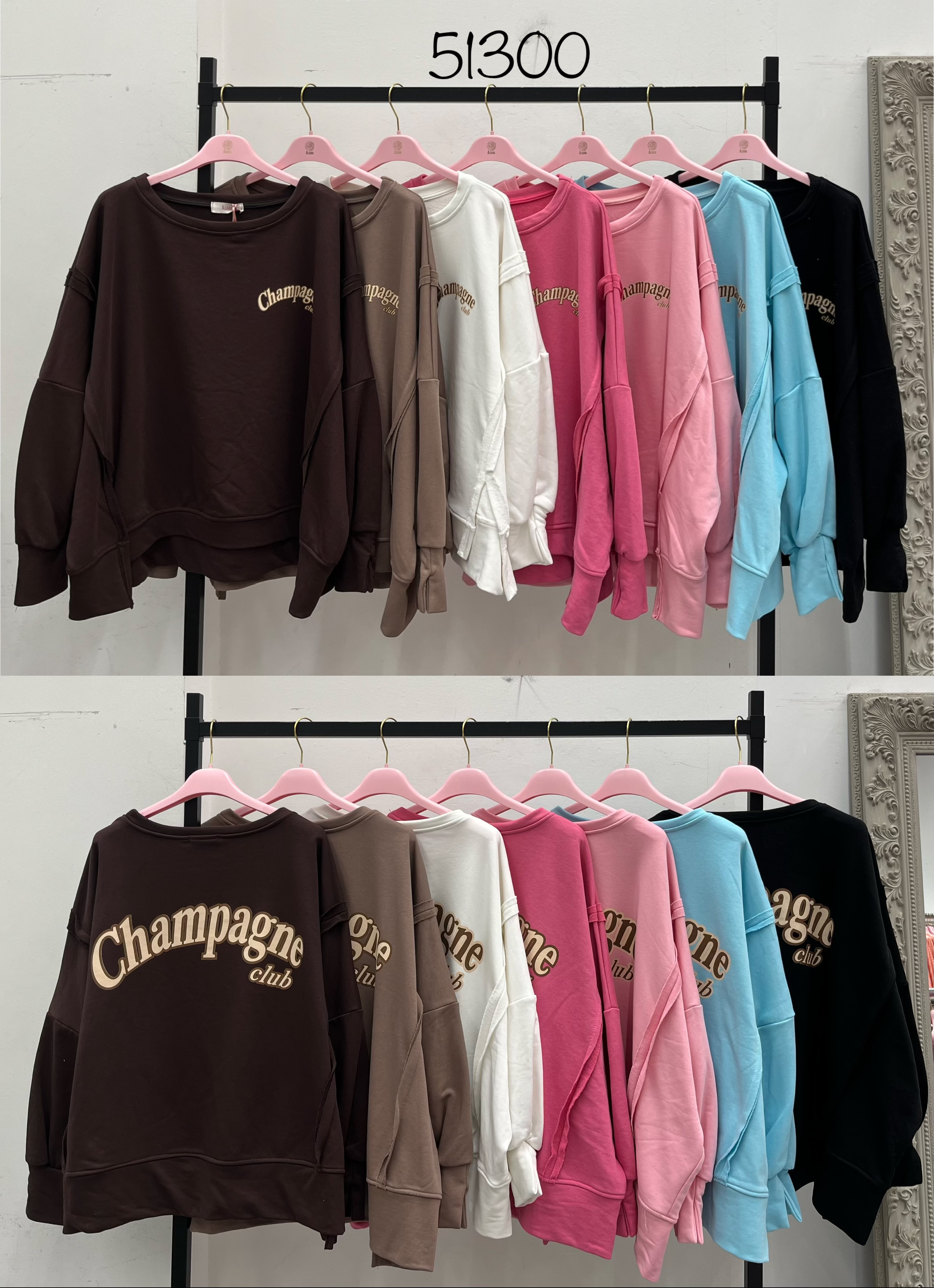 Oversize-Sweatshirt mit Print