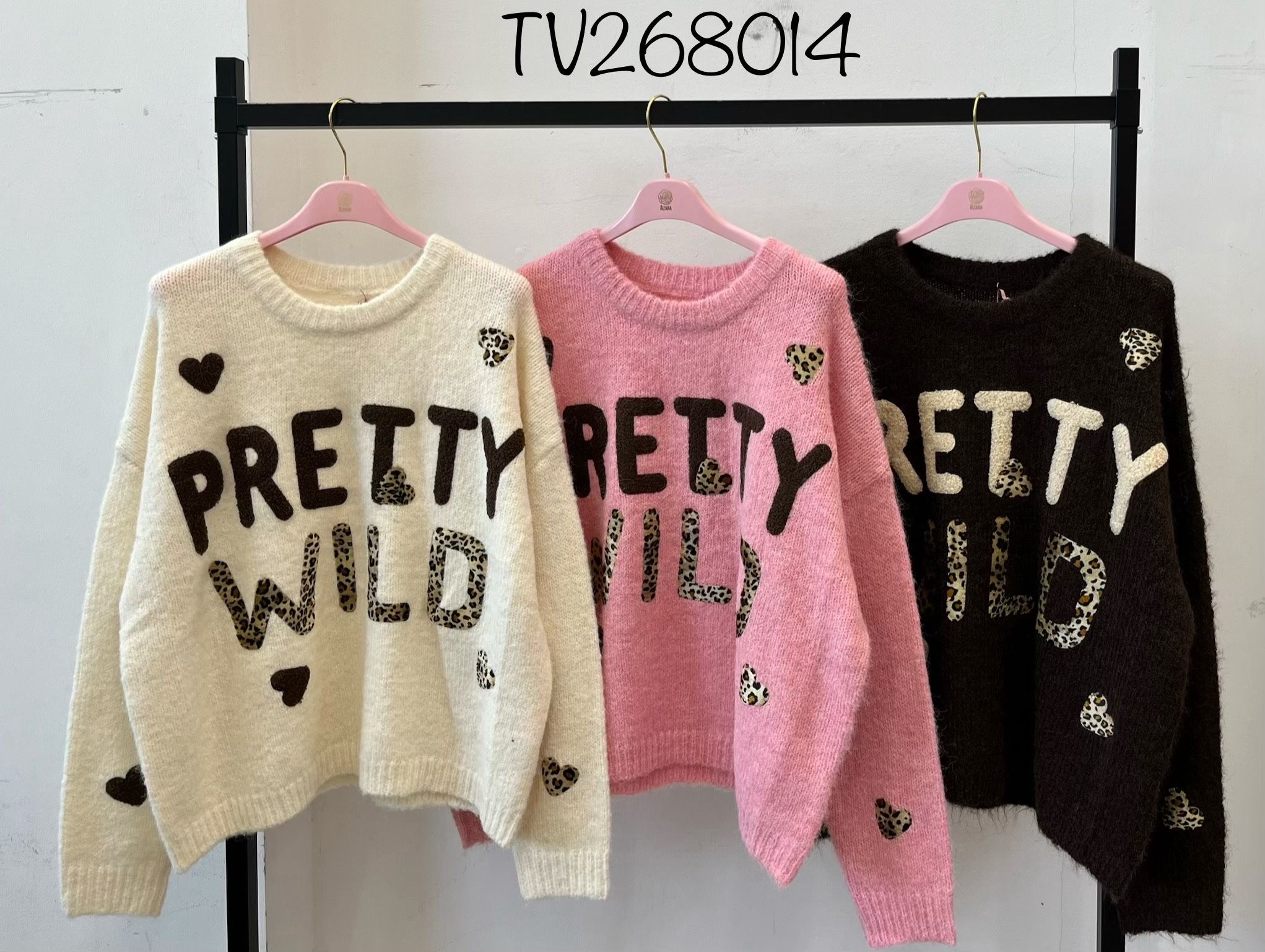 Lässiger Pullover mit Schriftzug