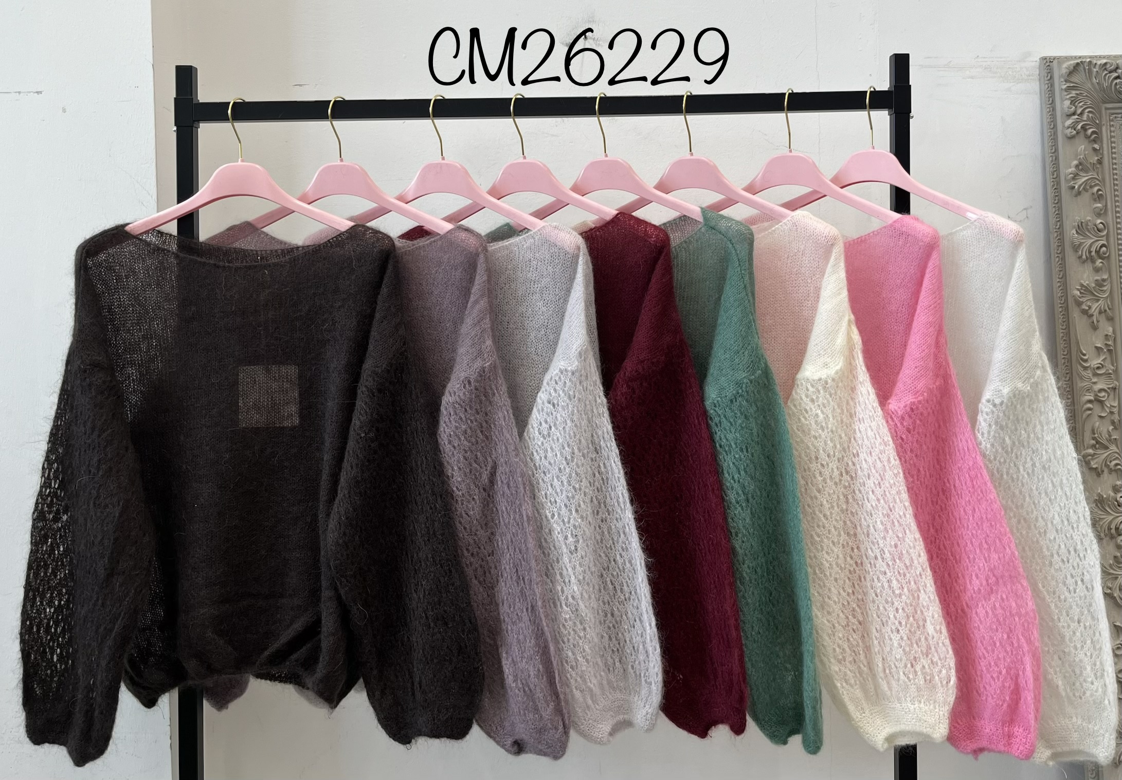 Lockerer flauschiger Pullover