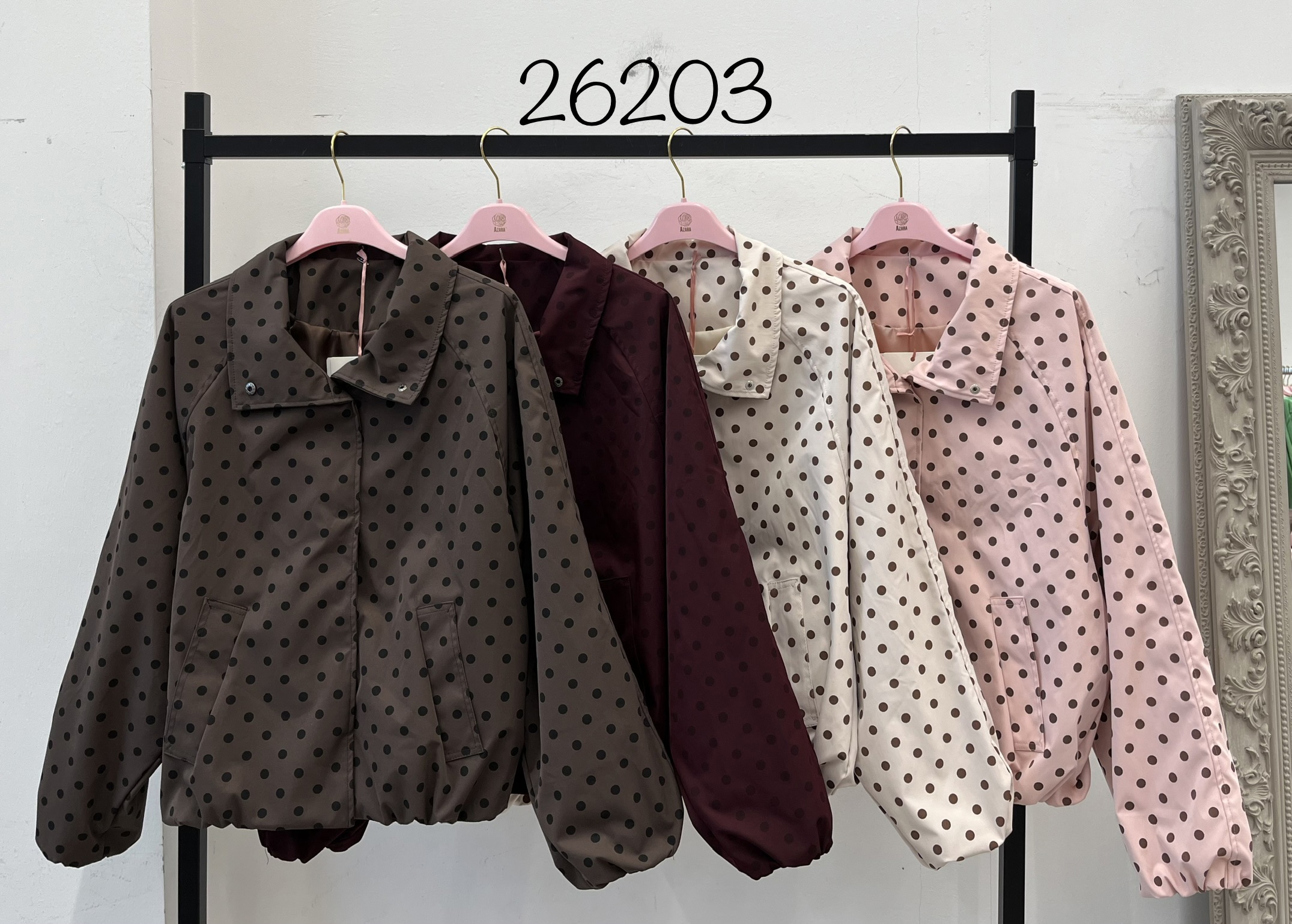 Regular-Bluse mit Kragen