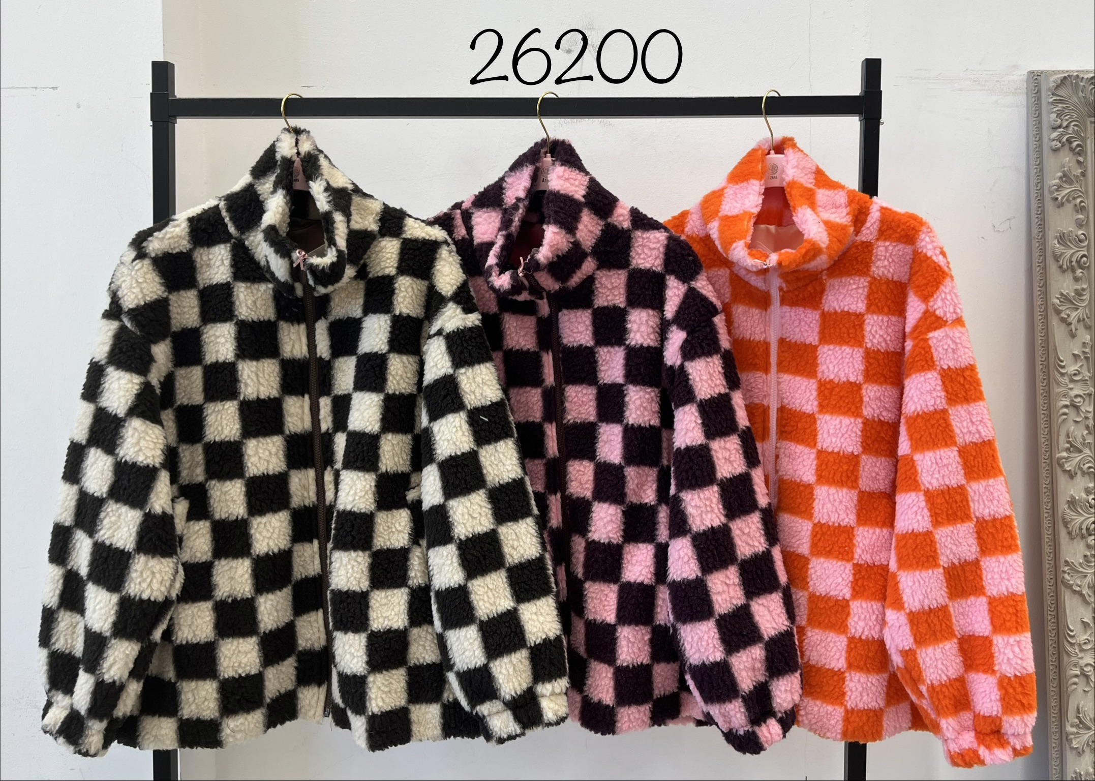 Teddy-Jacke mit Kragen