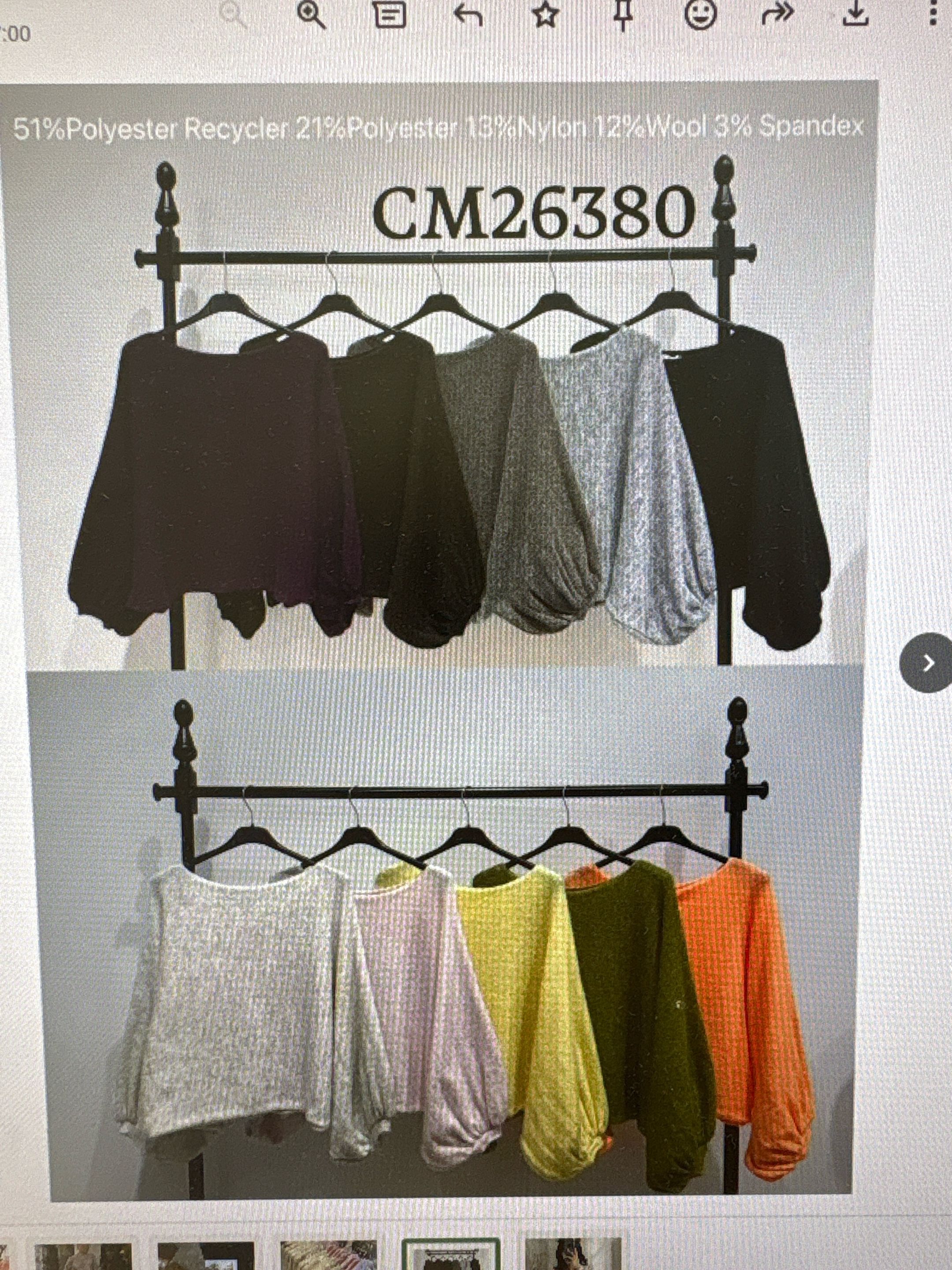 Gerafftes Stricktop