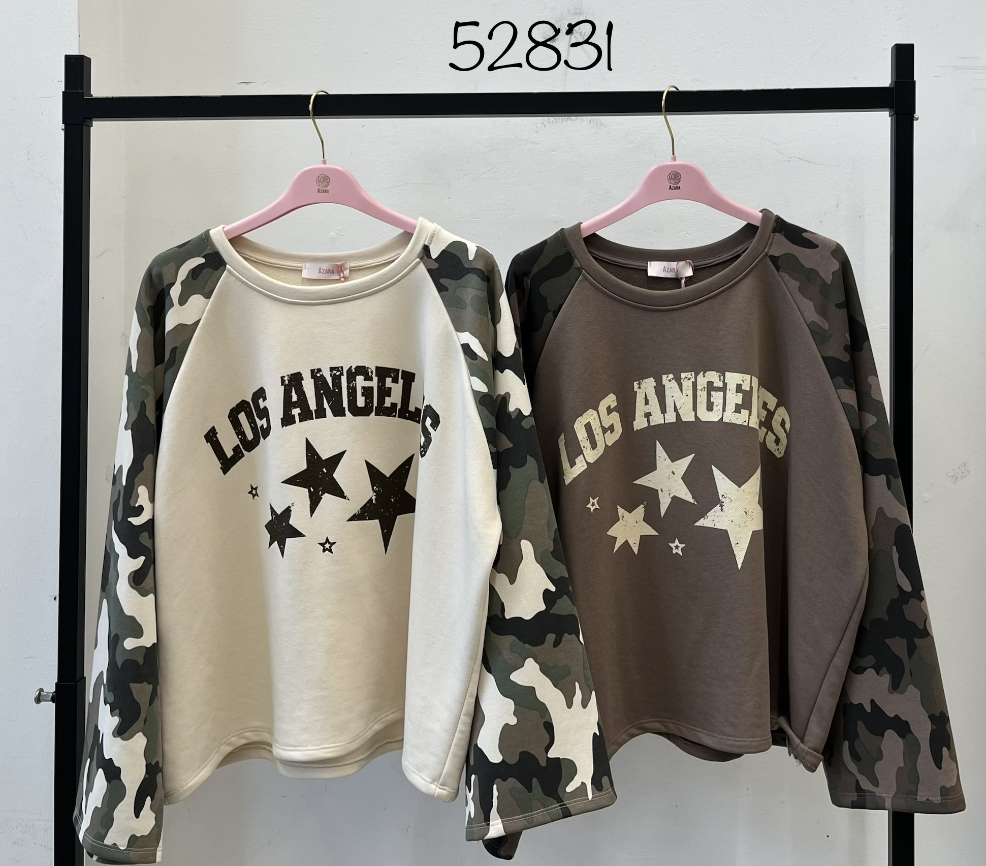Raglan-Sweatshirt mit Print