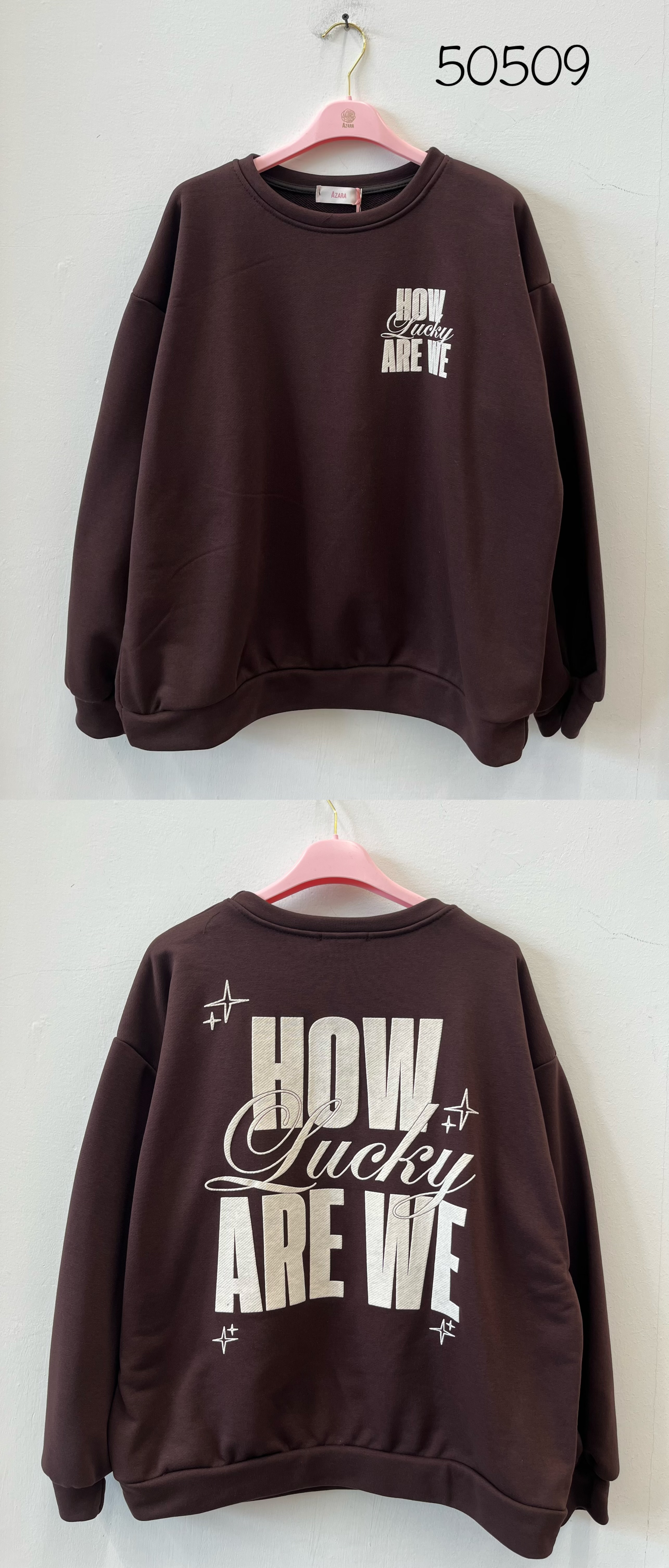 Oversize-Sweatshirt mit Print