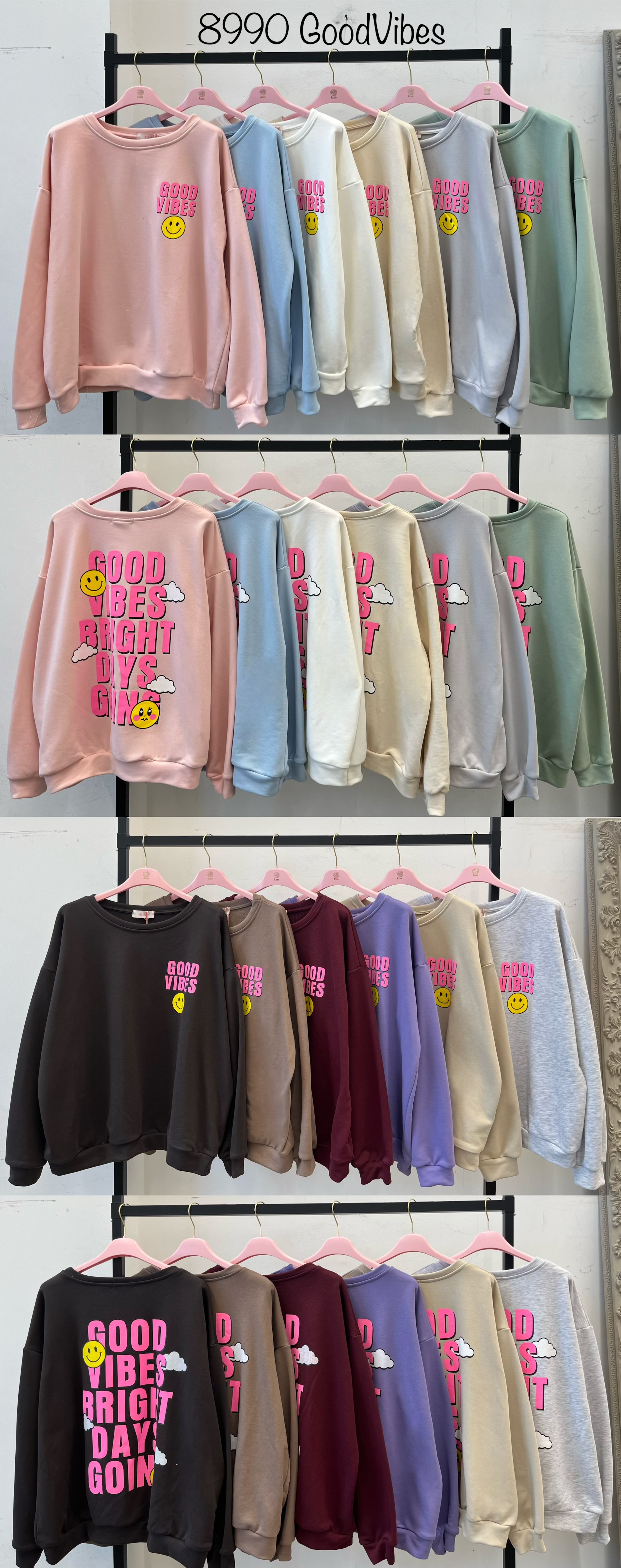 Oversized Sweatshirt mit Print