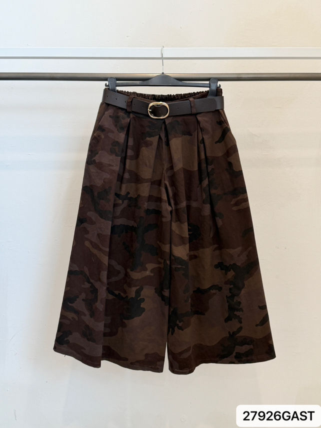 Culotte-Hose im Camouflage-Look 7/8