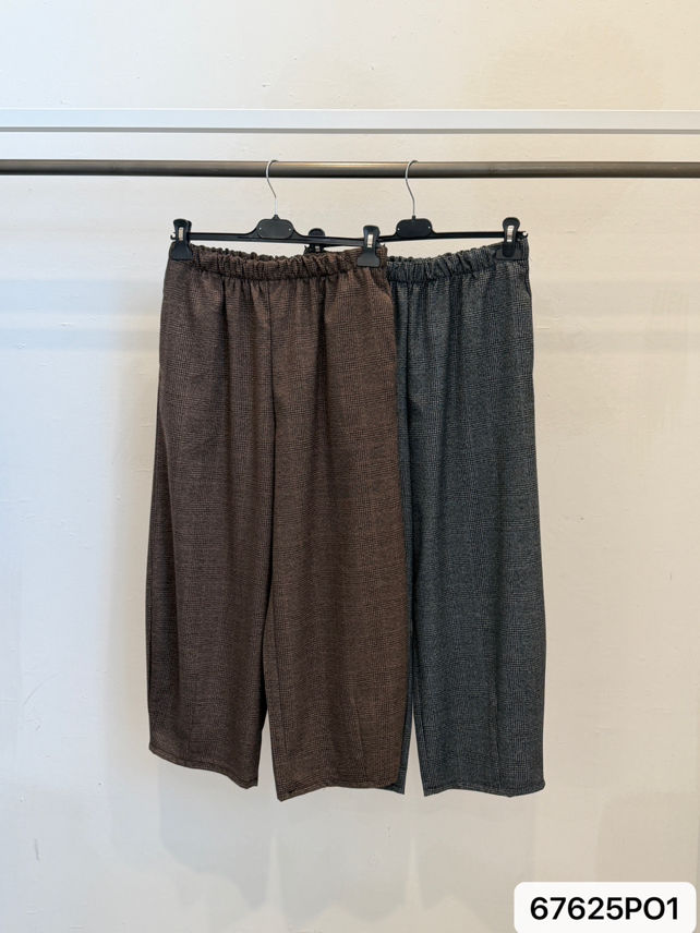 Culotte-Hose mit Gummibund