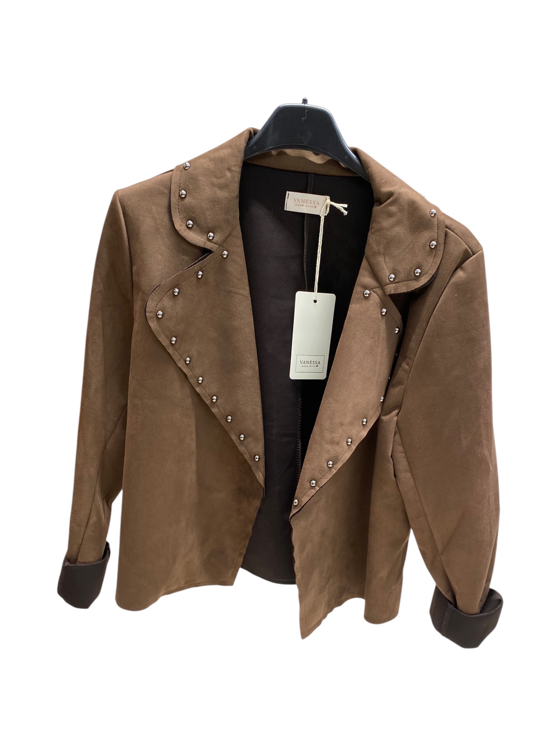 Kurze Jacke mit Nieten