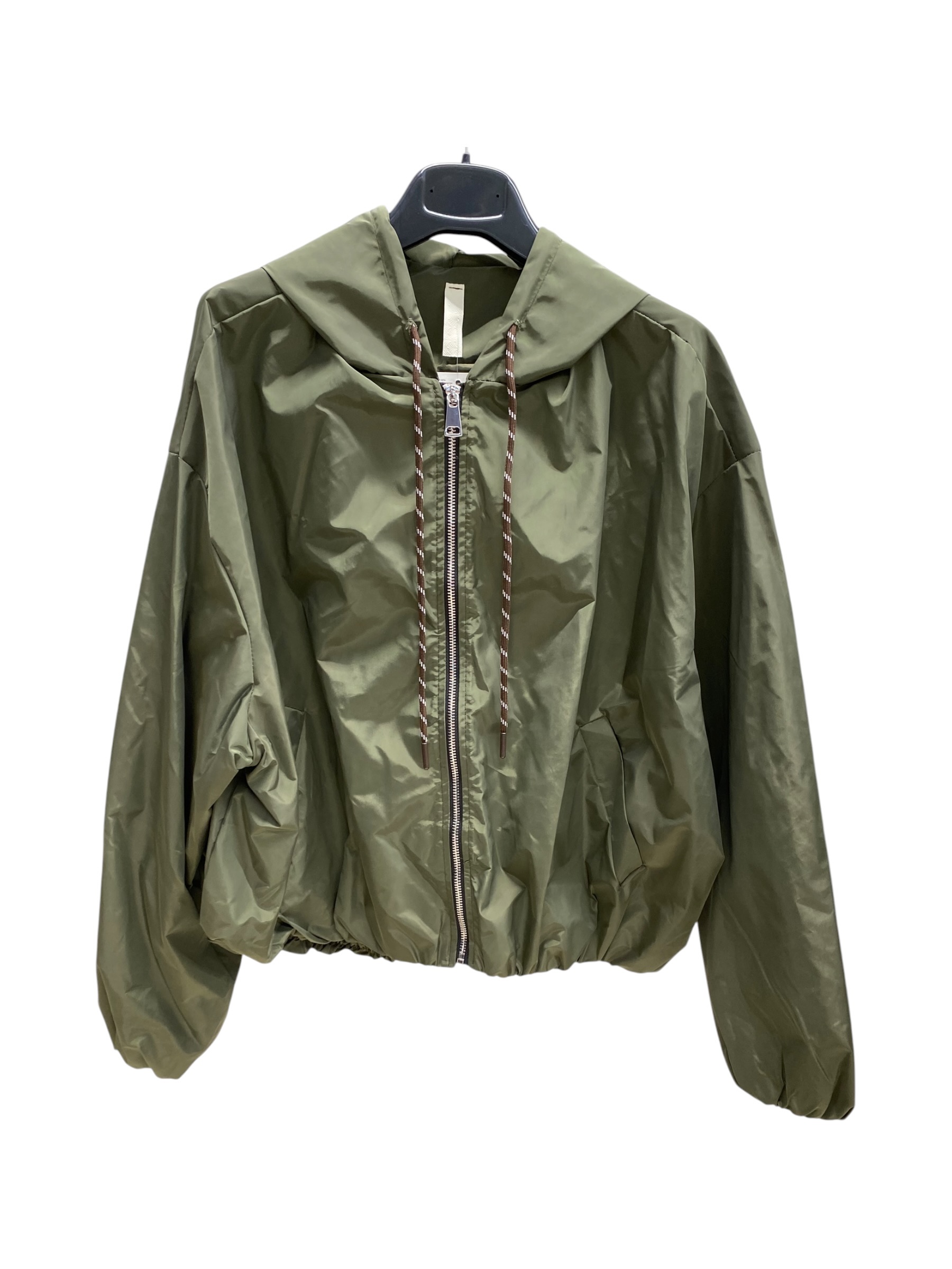 Oversize-Jacke mit Kapuze