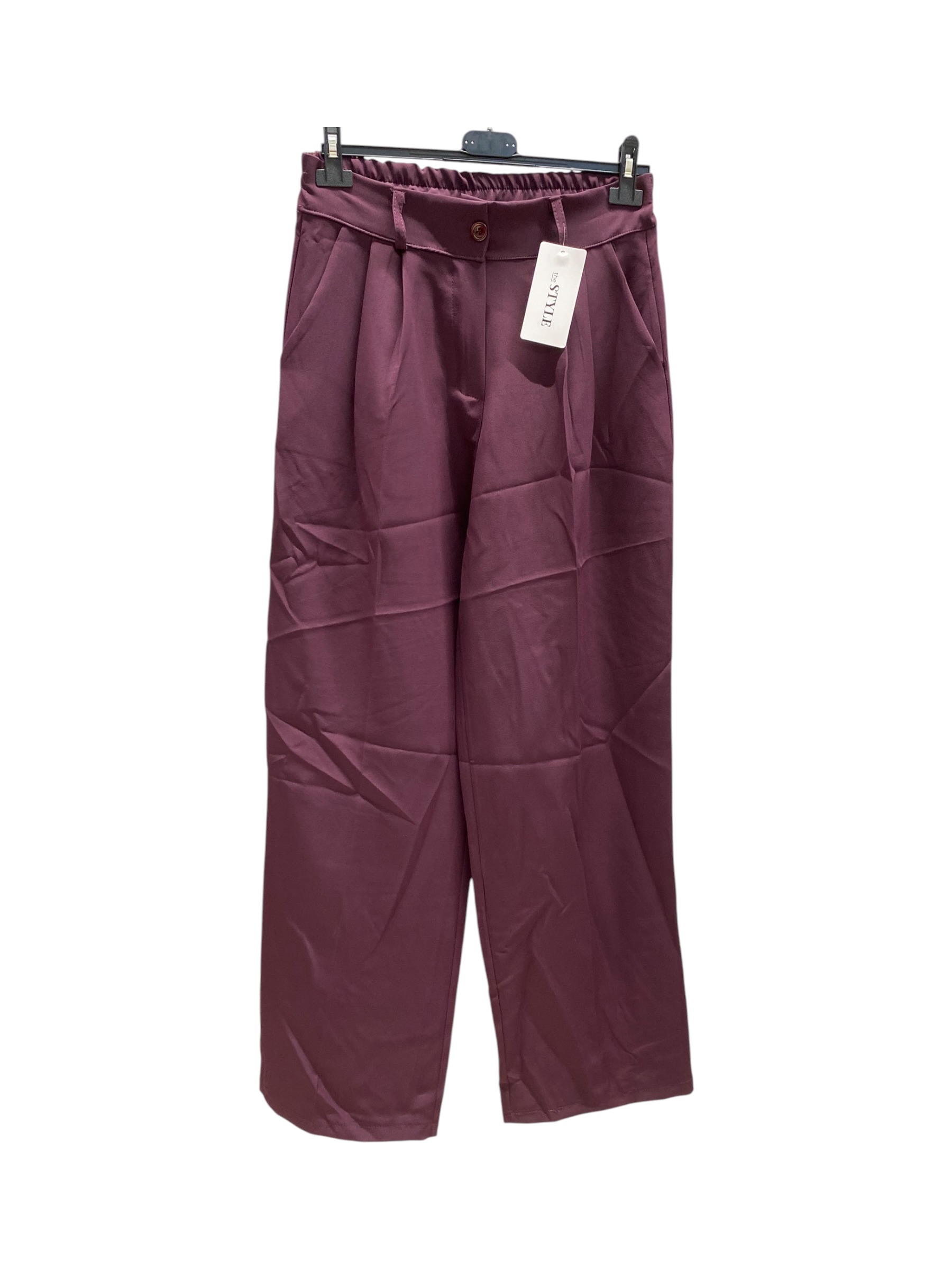 Weite Hose mit Bundfalten