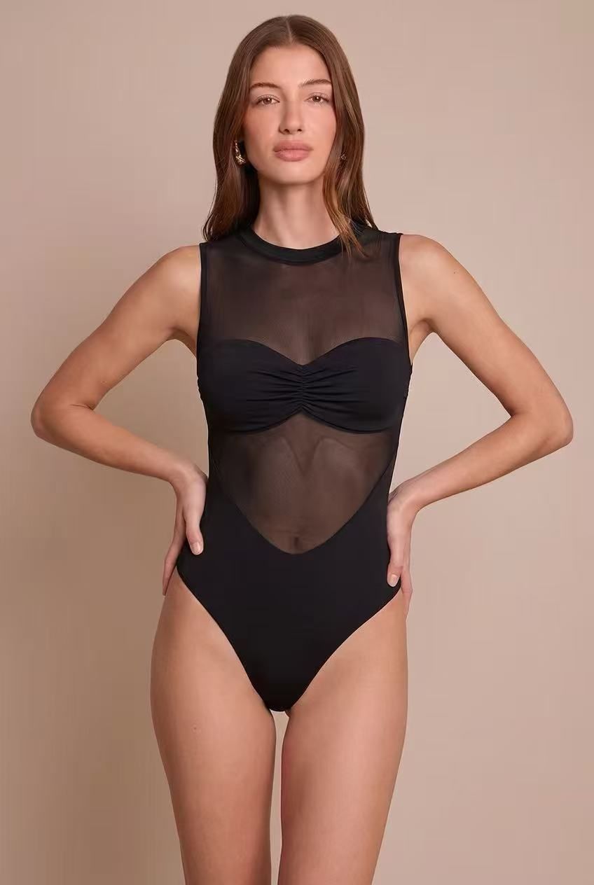 Figurbetontes ärmelloses Mini-Body