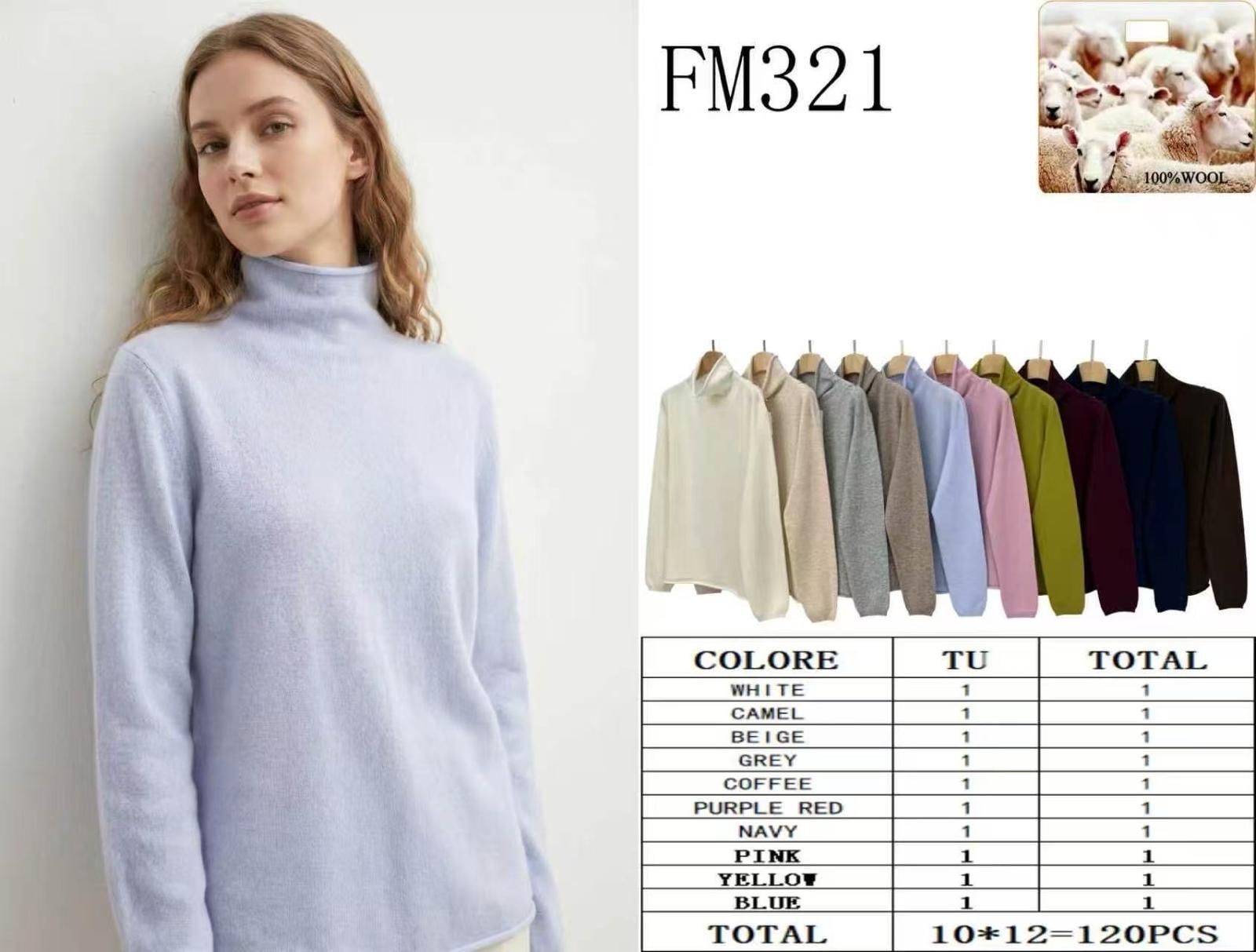 Regular Pullover mit Halbrollkragen