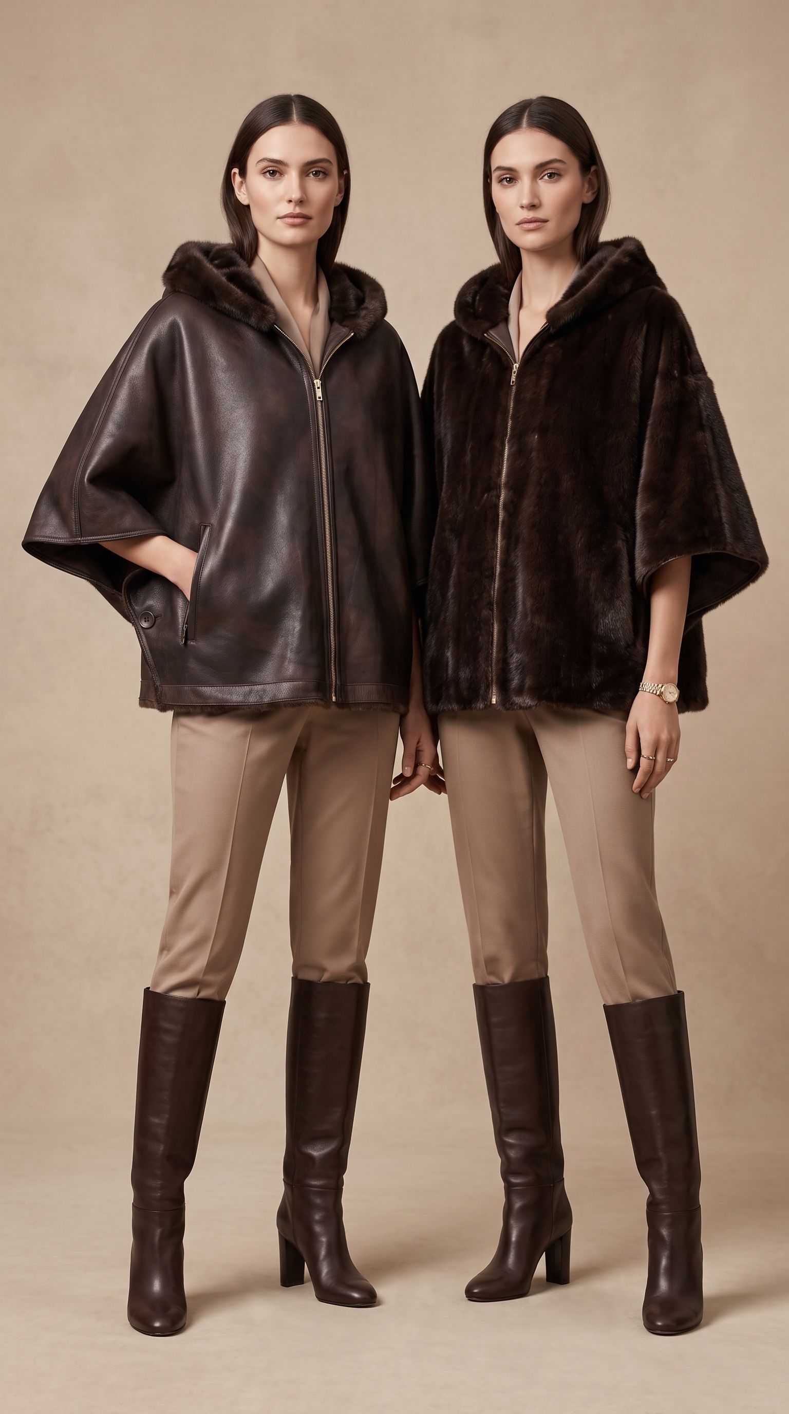 Oversize-Mantel mit Kapuze