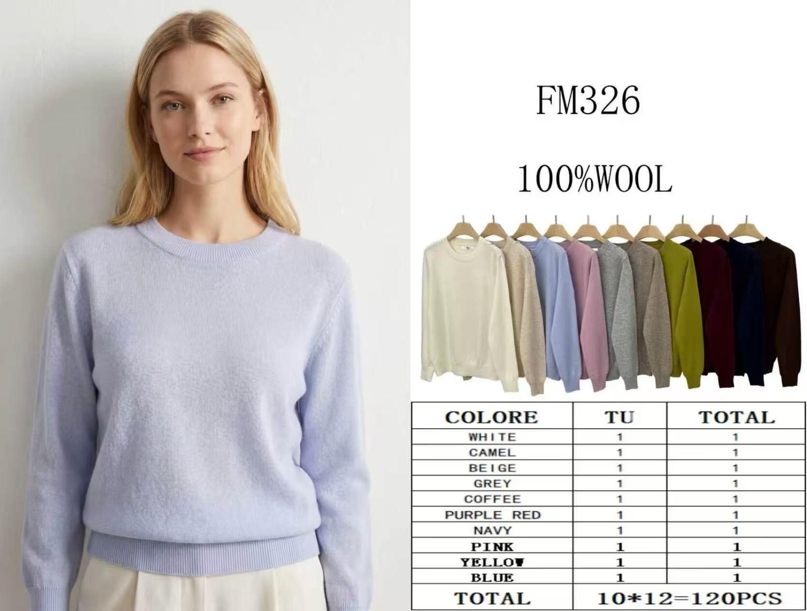Klassischer schlichter Pullover