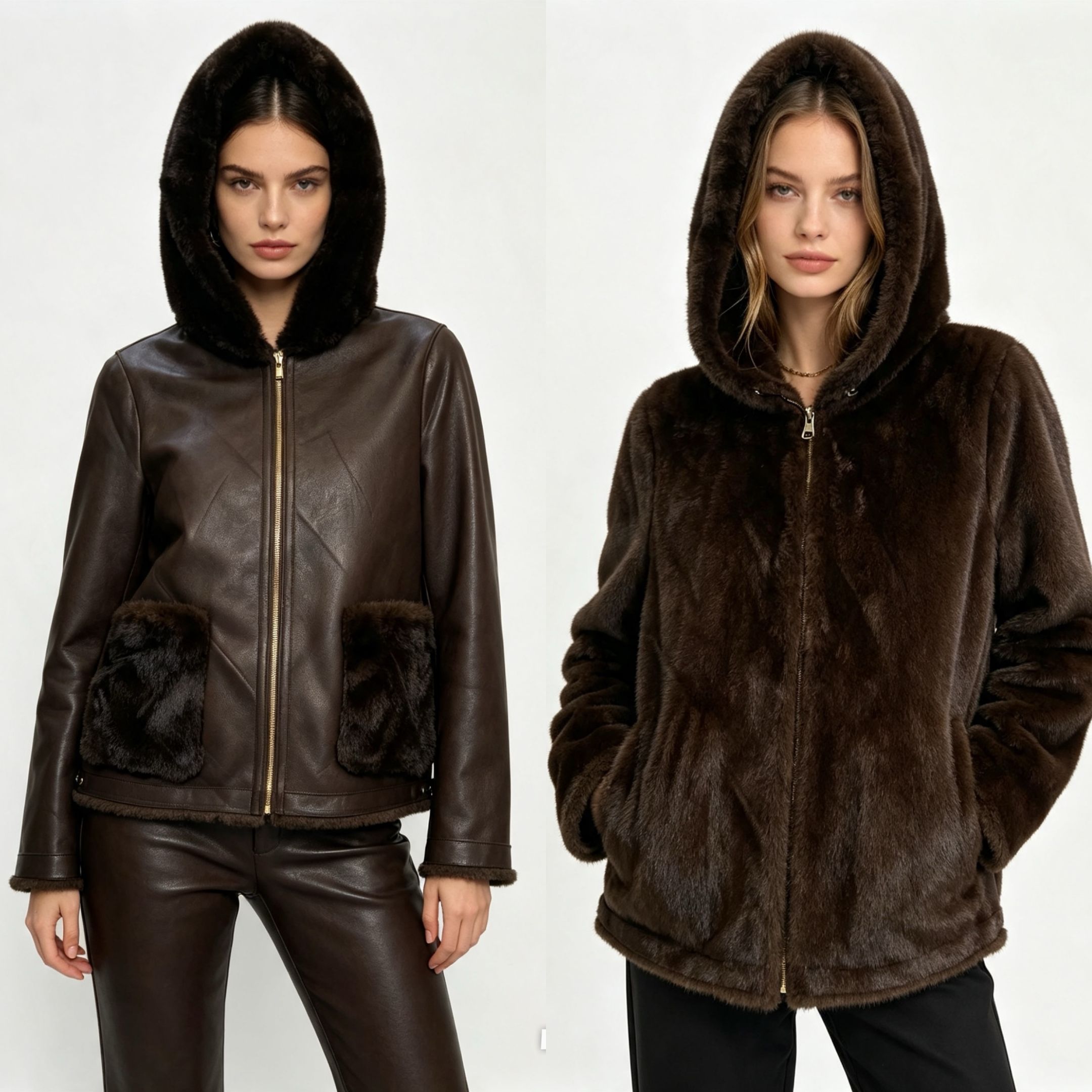 Wendbare Kapuzenjacke