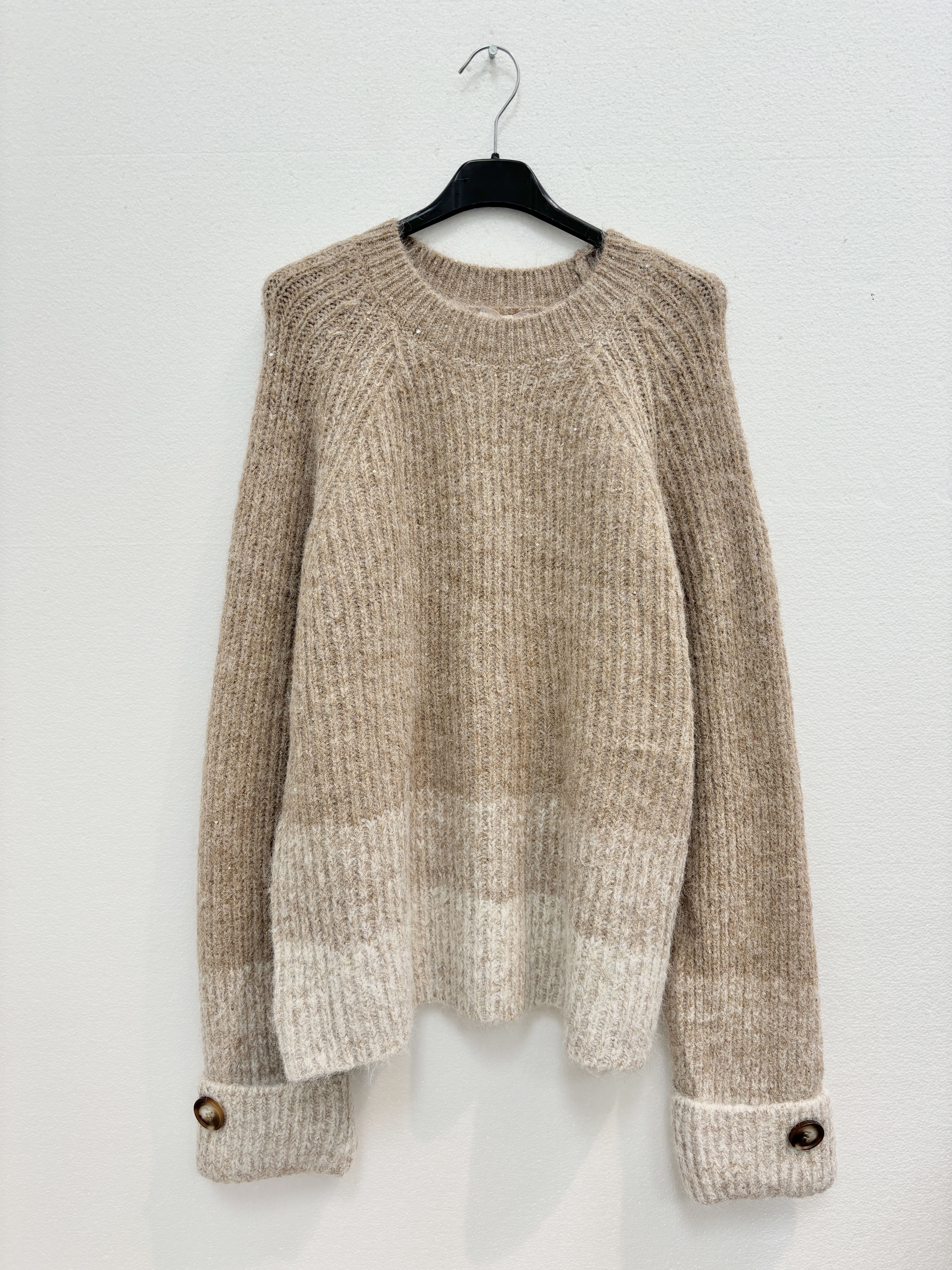 Regular Pullover mit Rundhalsausschnitt