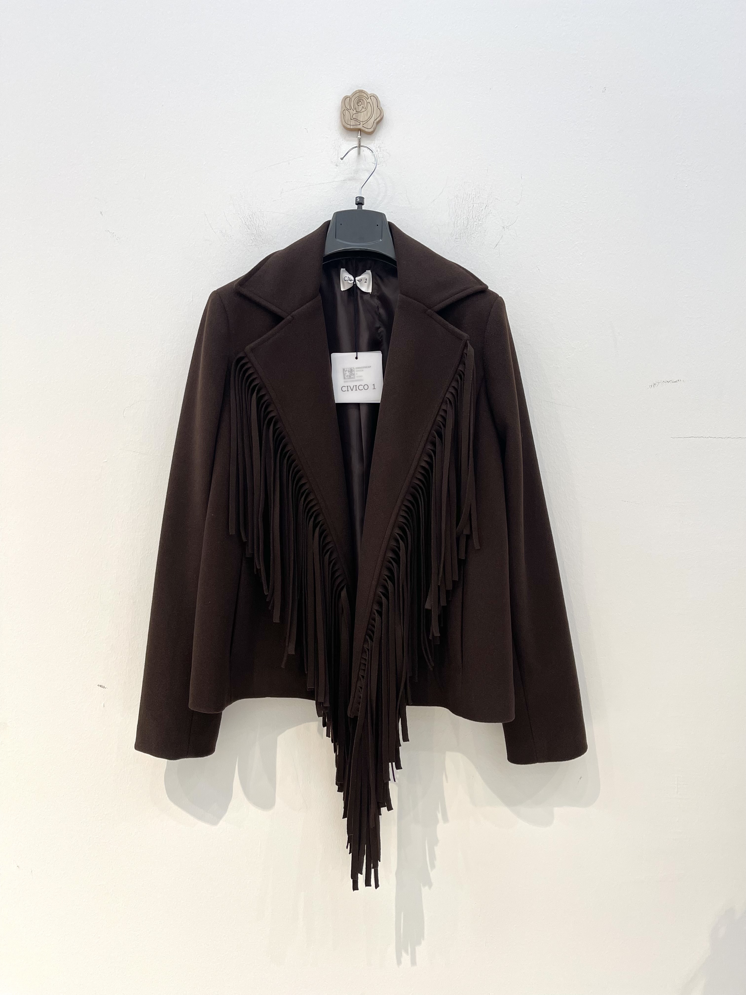 Kurze Jacke mit Fransen