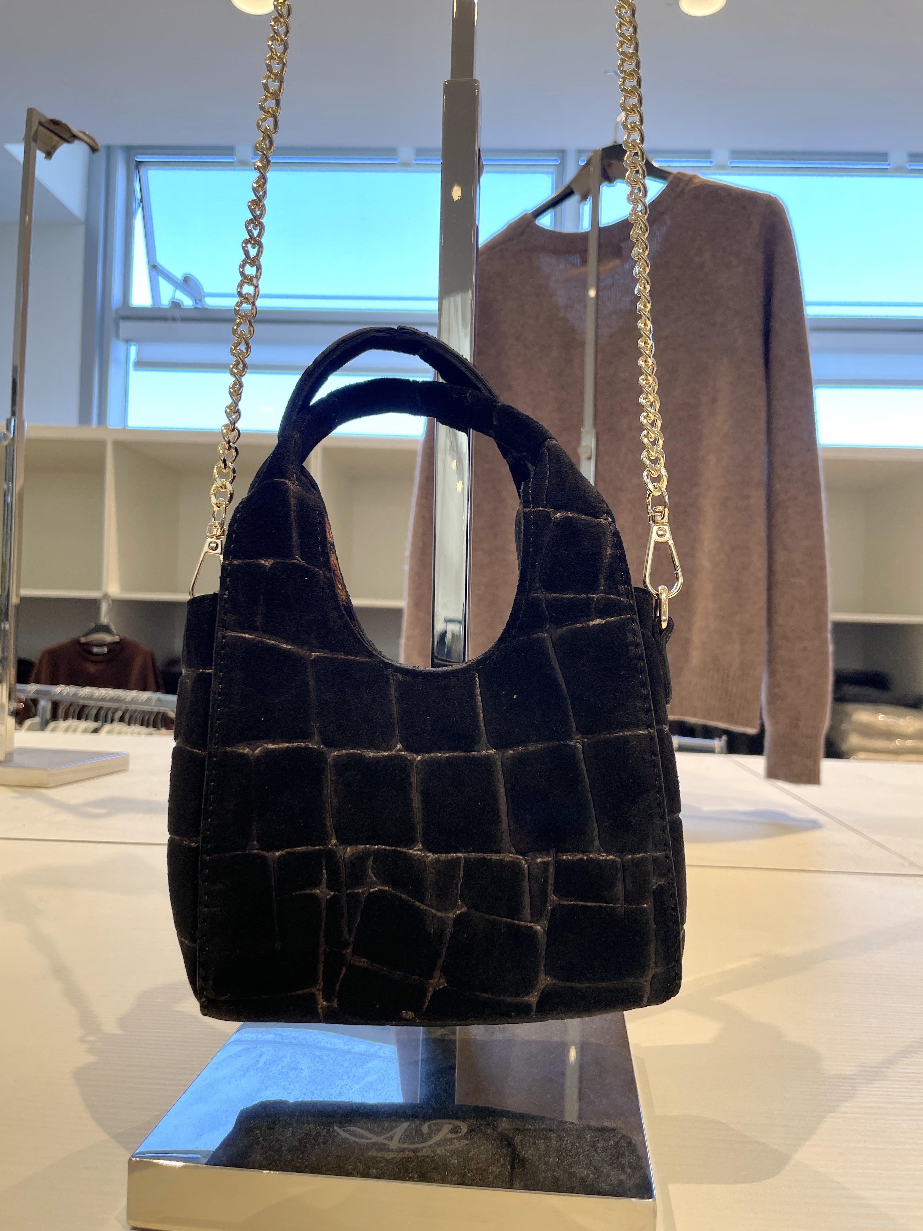 Mini-Tasche mit Prägung