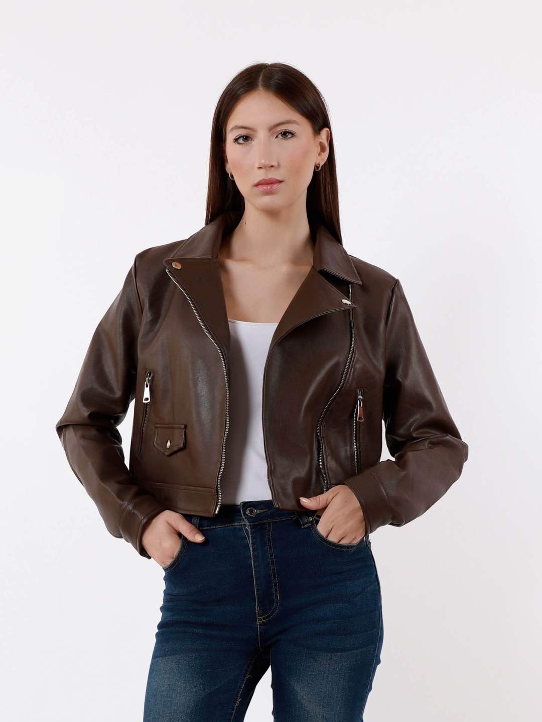 Figurna Kurze Bikerjacke