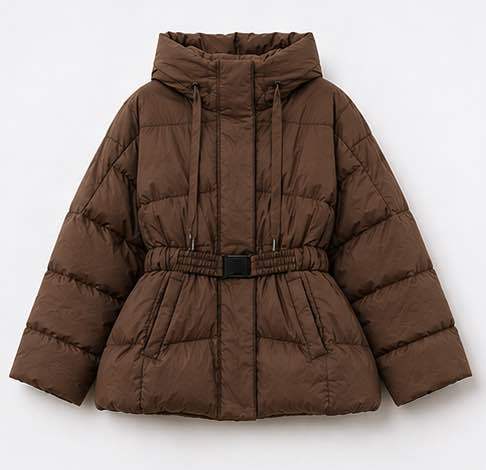 Steppjacke mit Kapuze