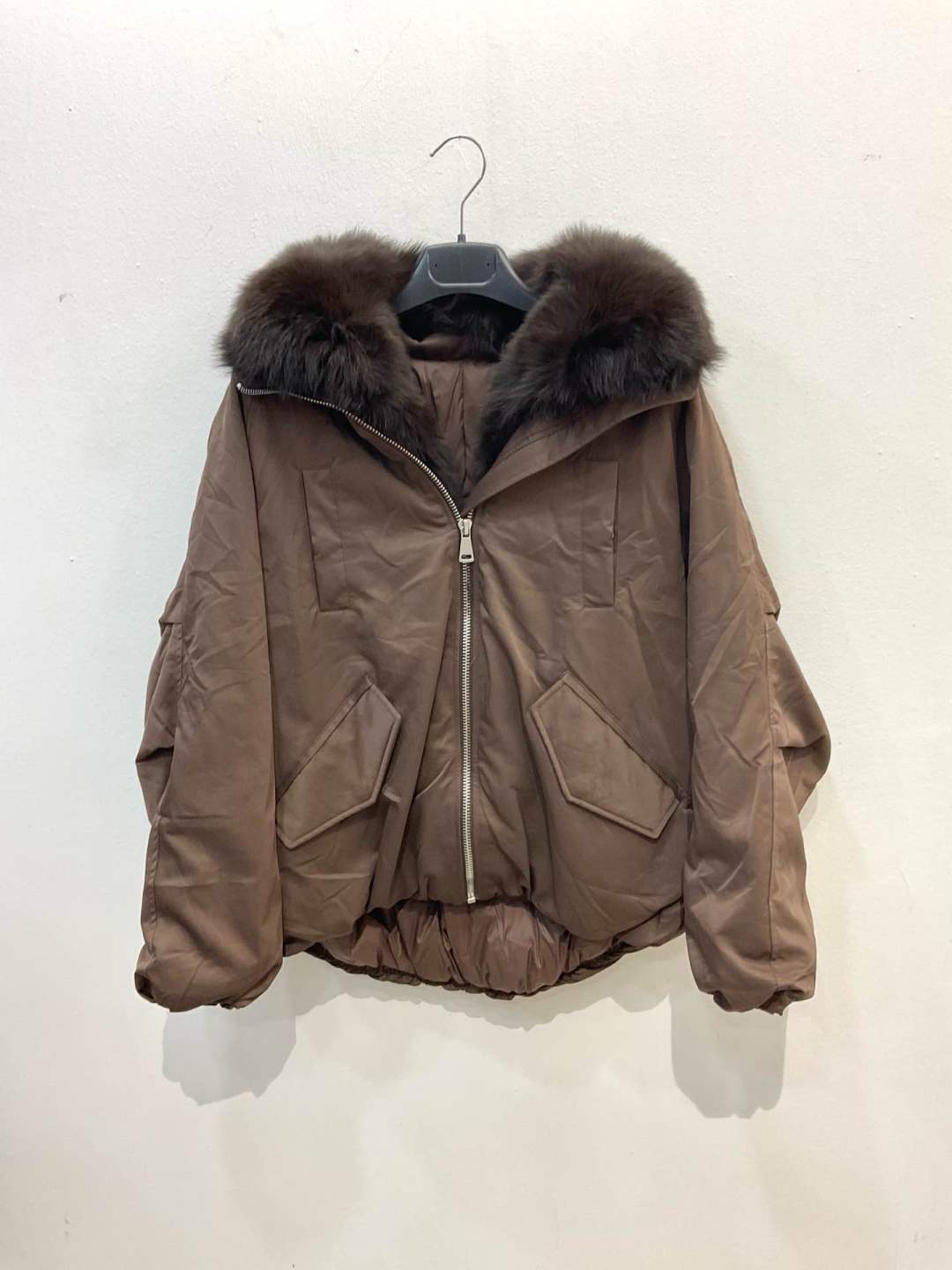Oversize‑Jacke mit Kapuze