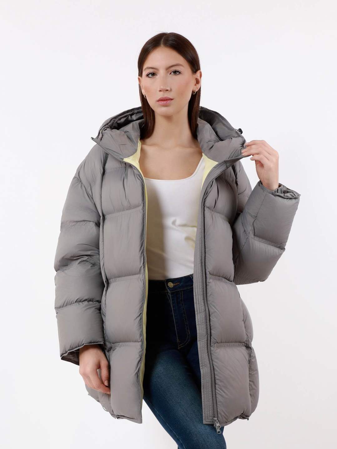 Oversize-Mantel mit Kapuze
