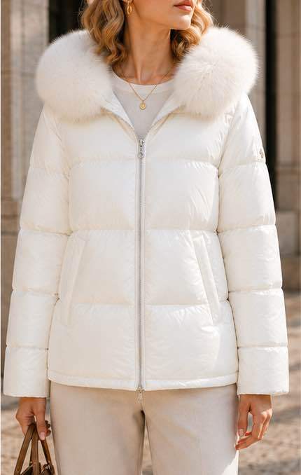 Steppjacke mit Kapuze