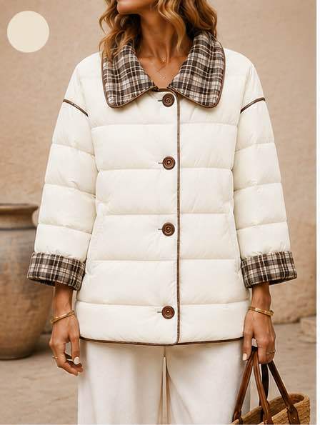 Lässige Jacke mit Hemdkragen