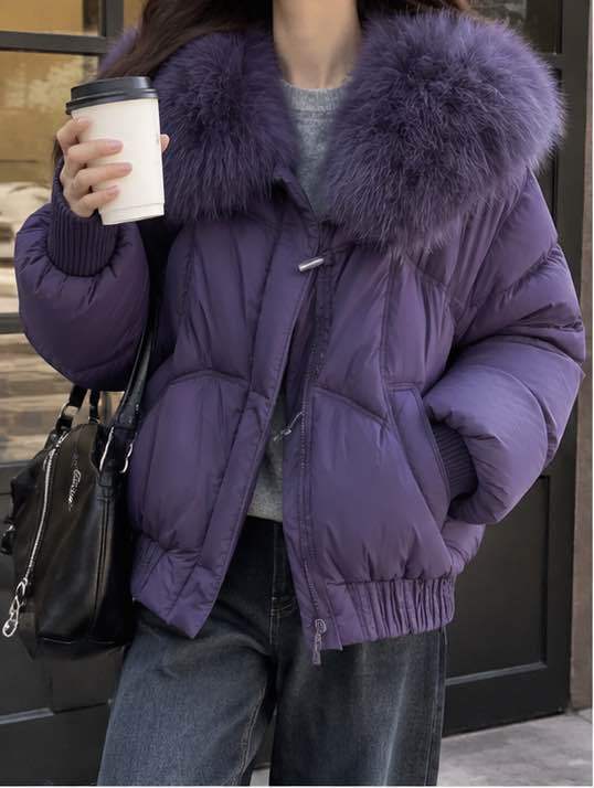 Oversize-Jacke mit Kragen