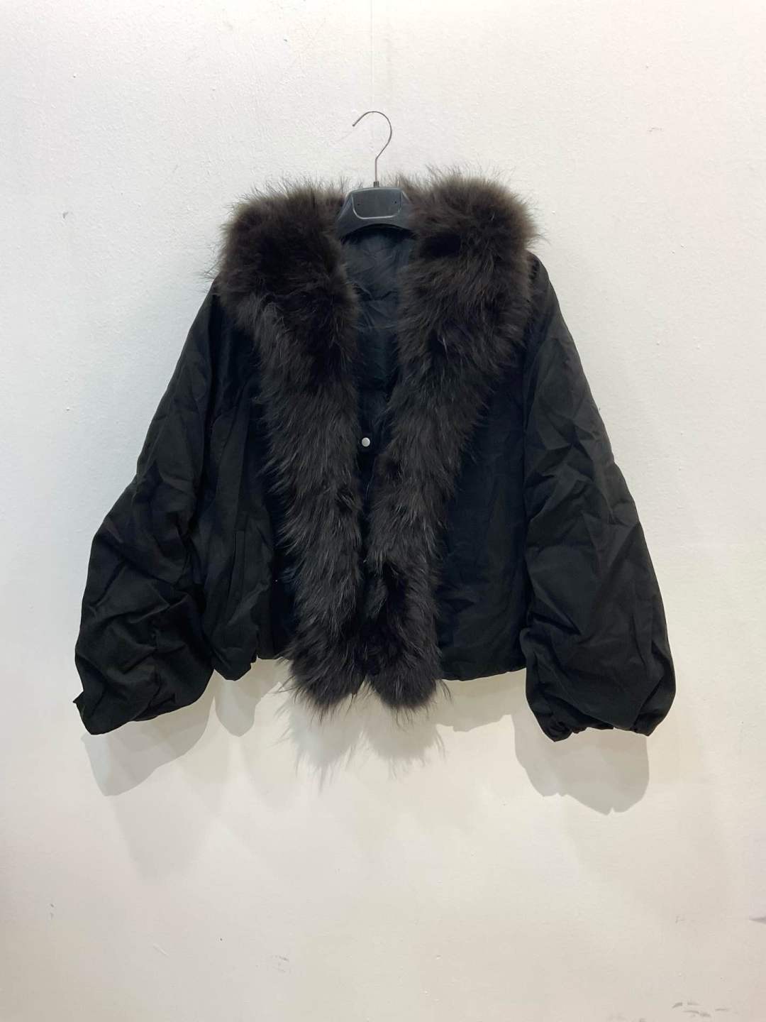 Bomberjacke mit Fellkragen