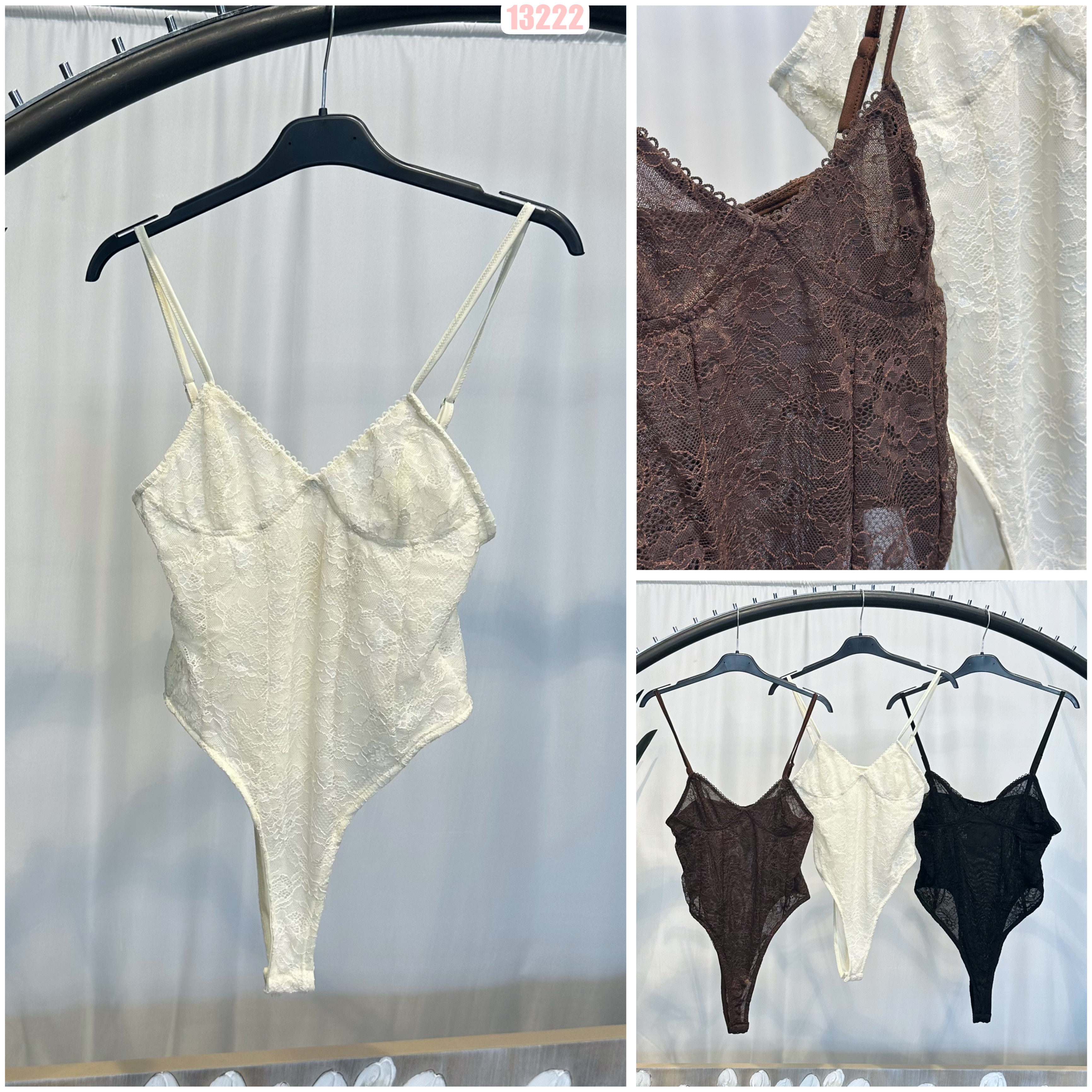 Figurbetontes Spitzen-Body