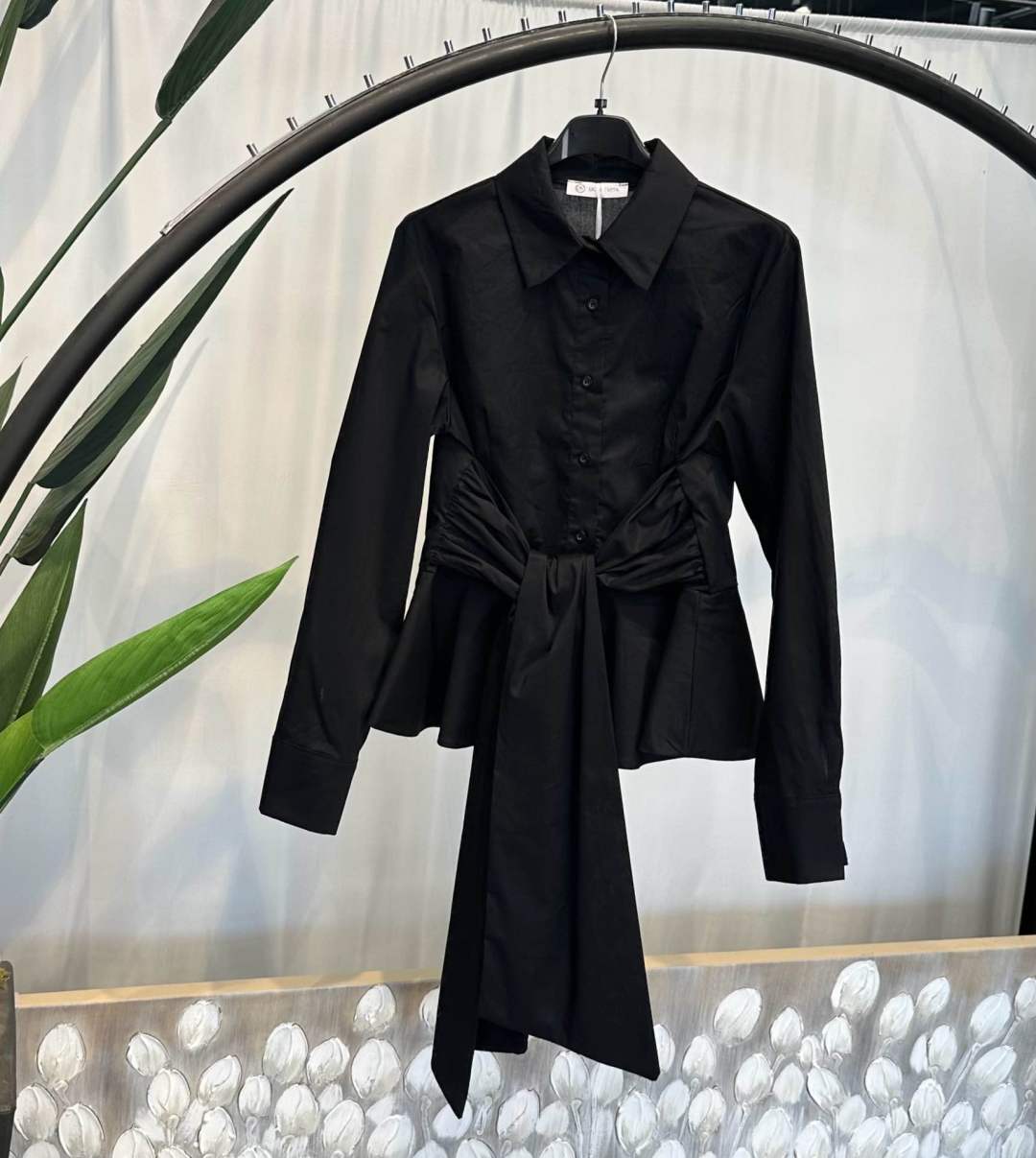 Regular-Fit-Bluse mit Peplum