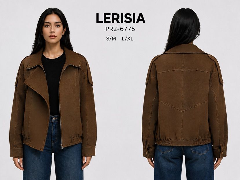 Kurze Jacke mit Kragen