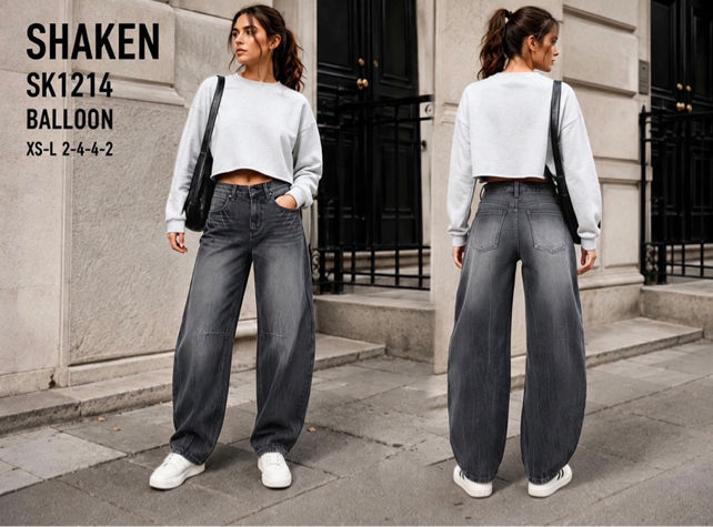 Wide-Leg Jeans