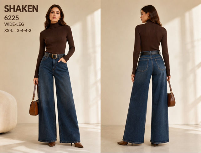 Jeans im Wide-Leg‑Schnitt