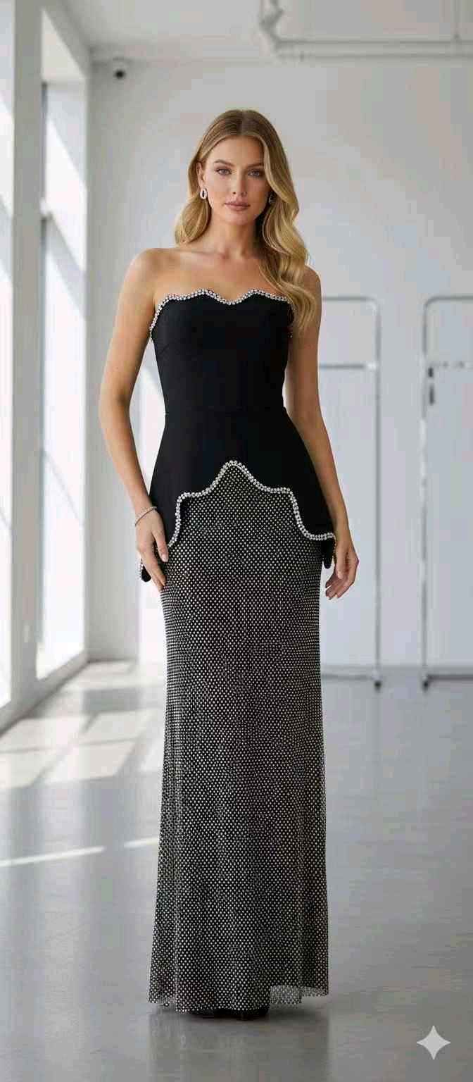 Corsagen-Maxikleid im Meerjungfrauen-Stil