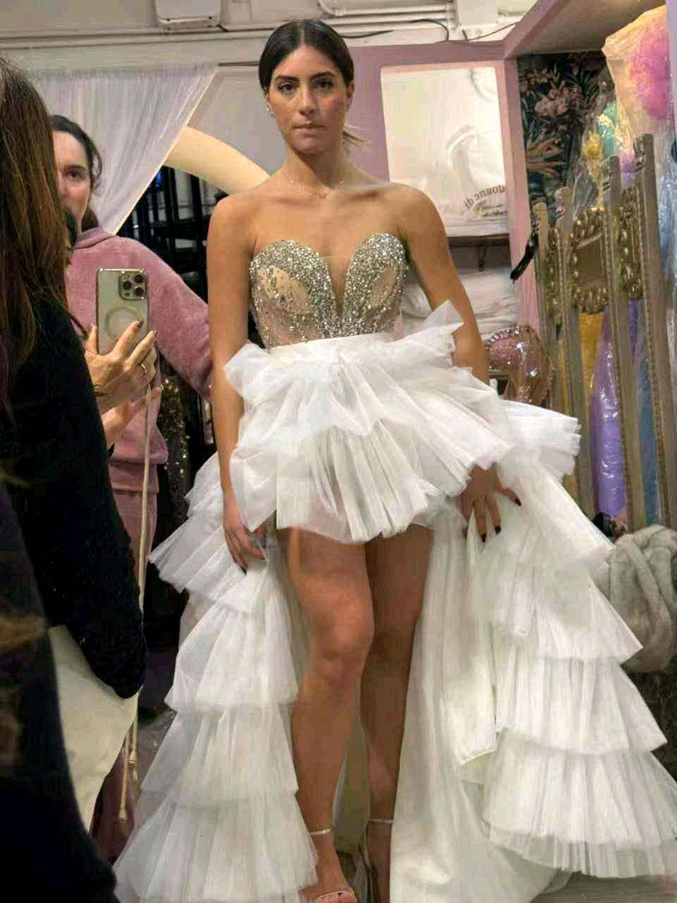 Maxi-Bubble-Kleid ärmellos