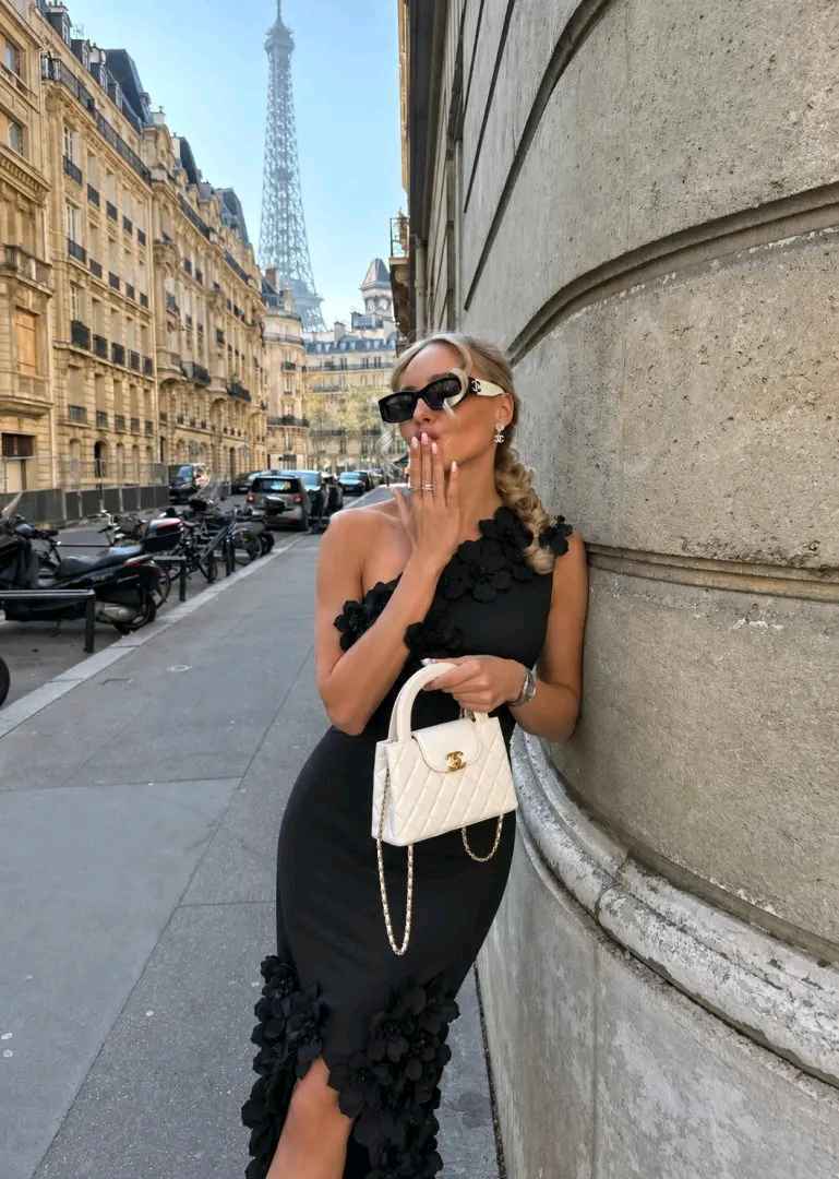 One-Shoulder Meerjungfrauen-Kleid