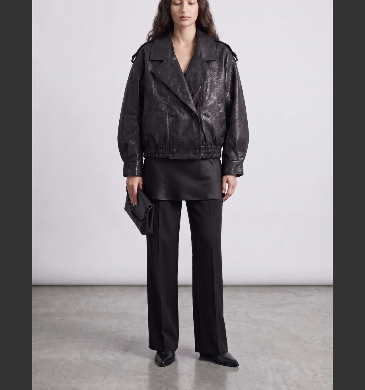 Oversized Jacke mit Kragen