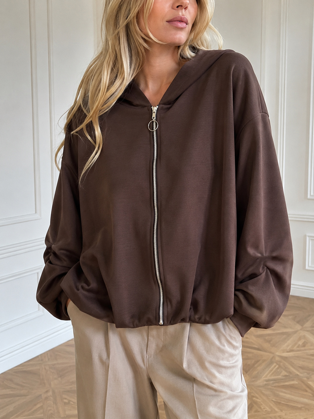 Oversize Kapuzen-Sweatshirt