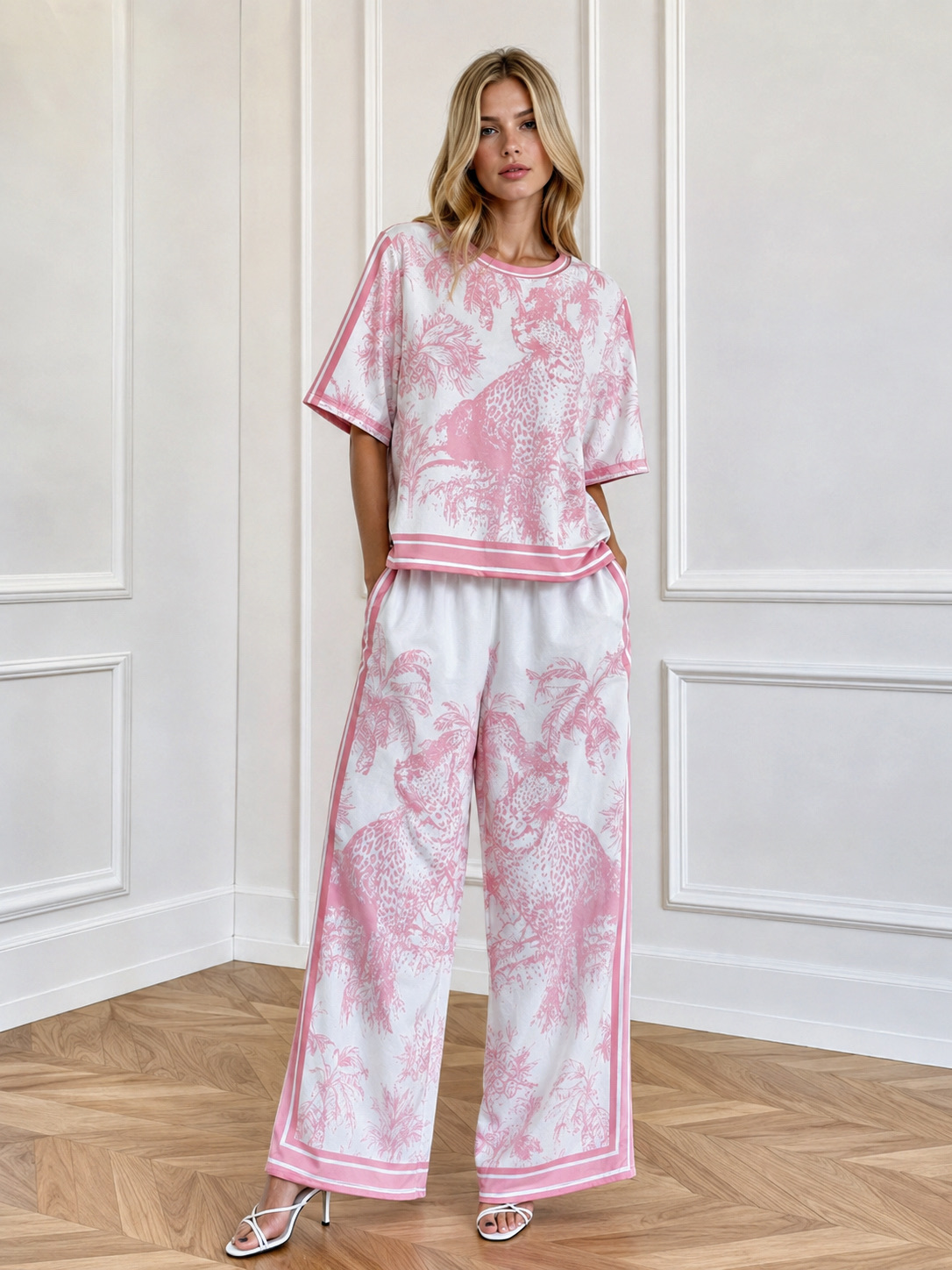 Lockeres Set mit Print