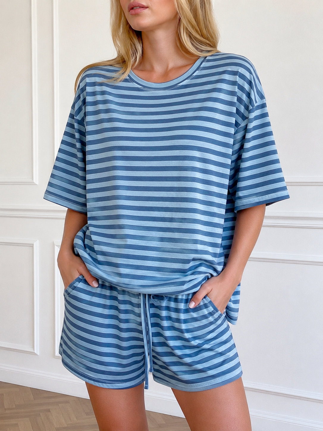 Lässiges Shorts-Set