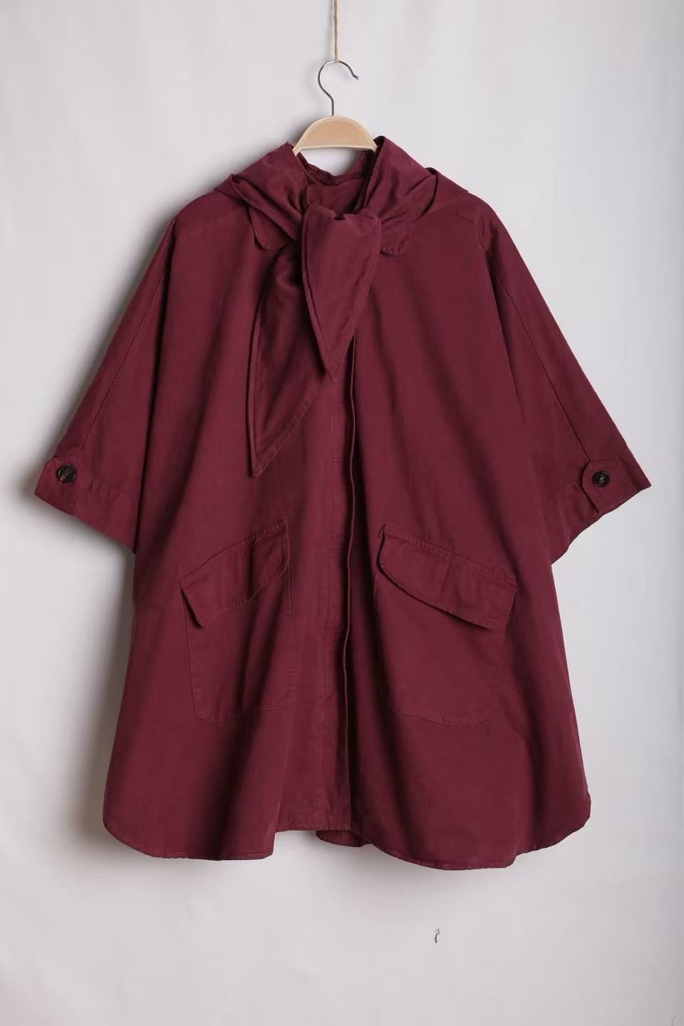 Oversize Jacke mit Kapuze