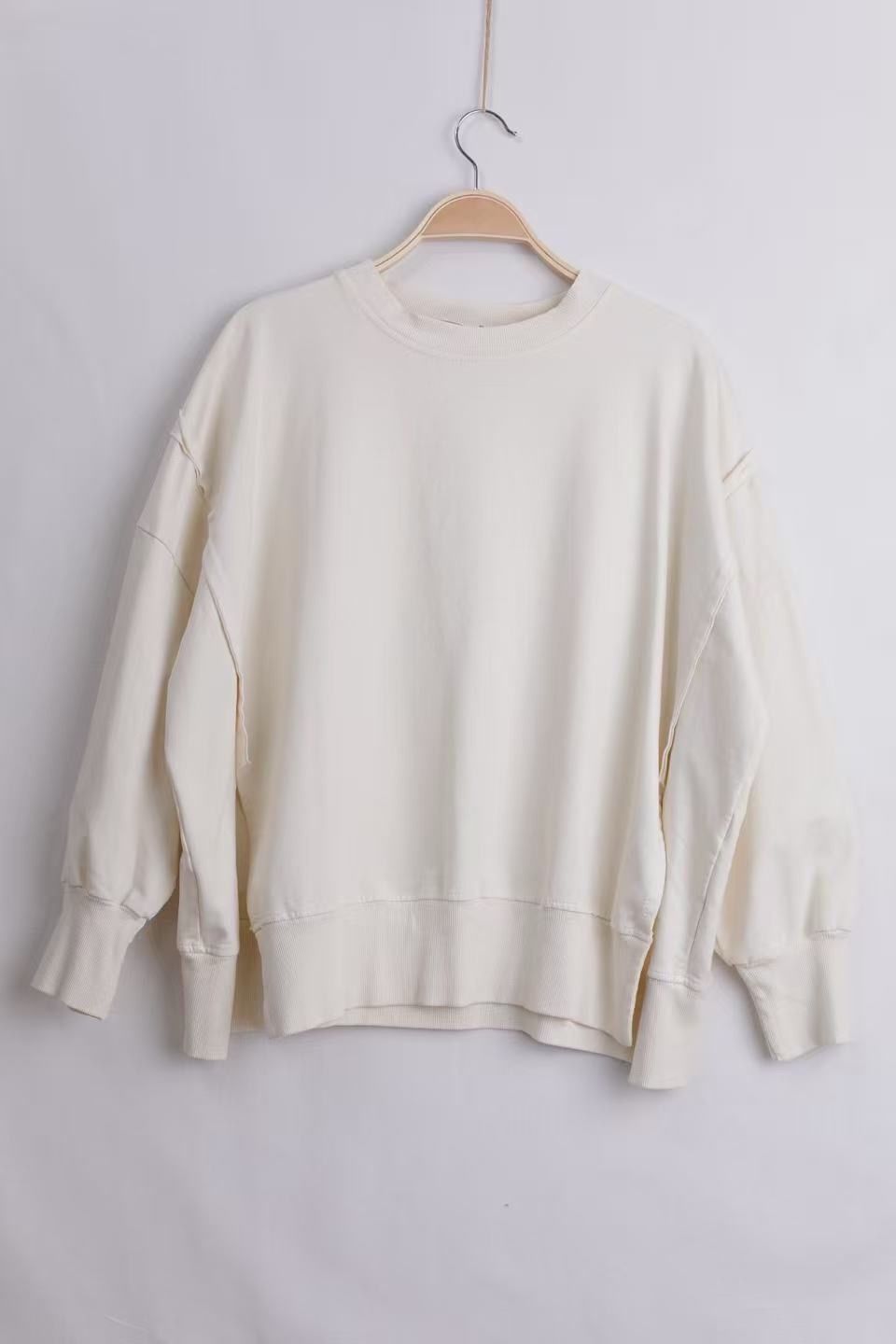 Oversized-Sweatshirt mit ballonärmeln
