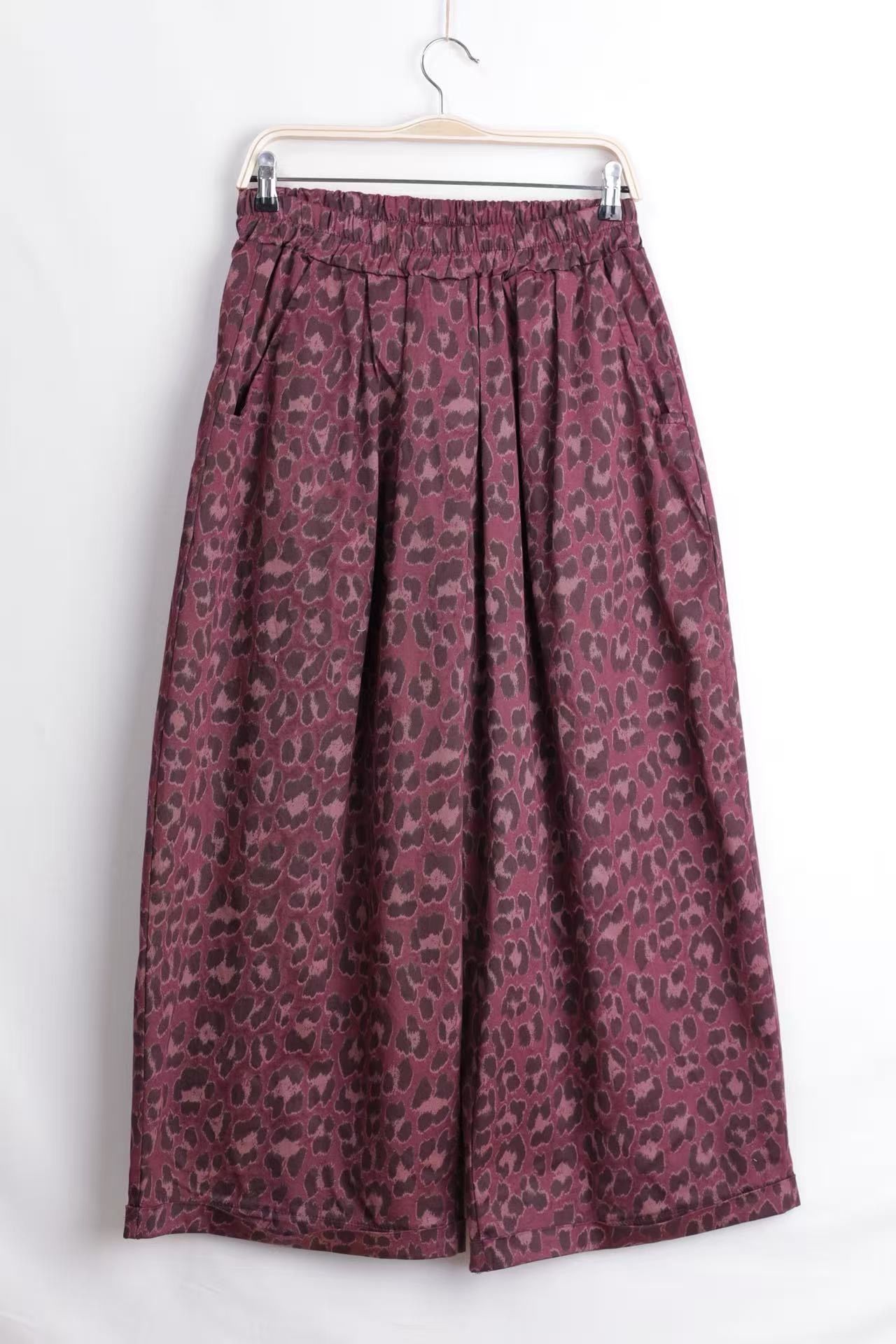 Weite Hose im Leopardenprint