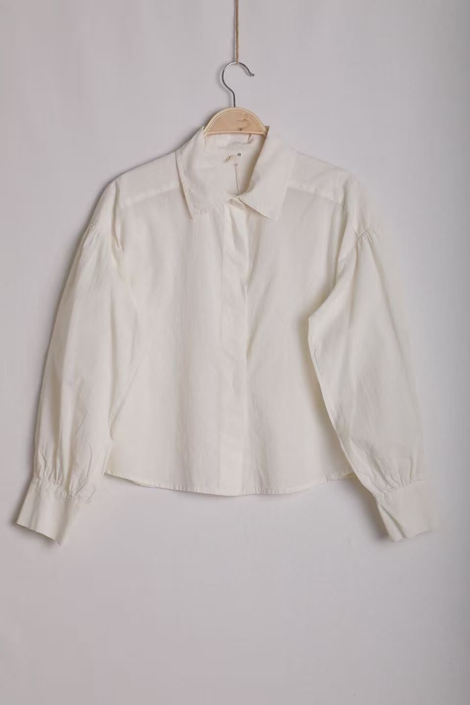 Regular-Bluse mit Kragen