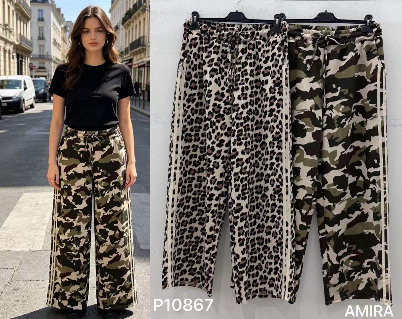 Lockere Wide‑Leg Hose