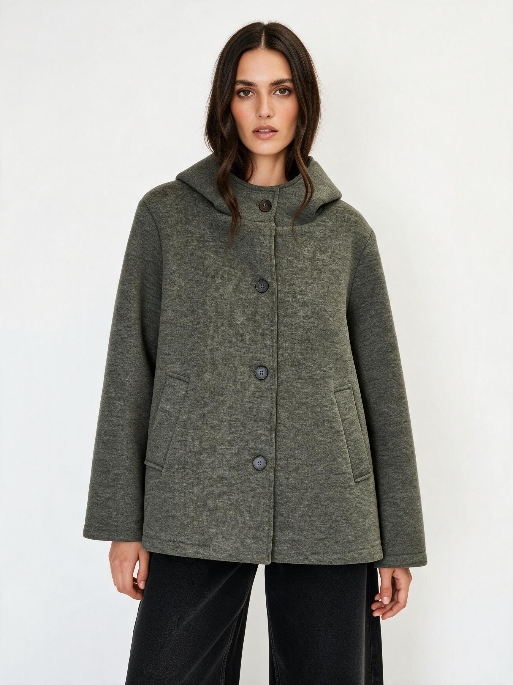 A‑Line Jacke mit Kapuze